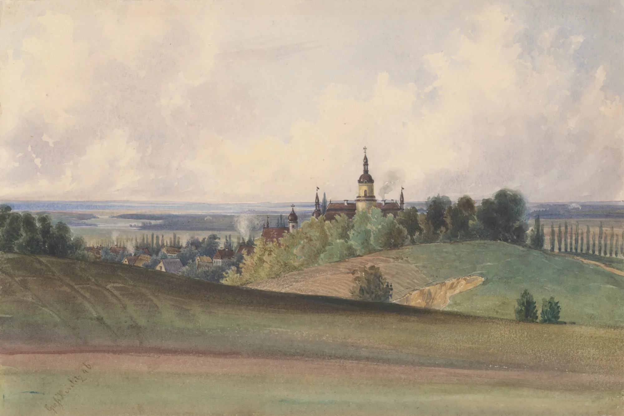 View of Gross Herrlitz