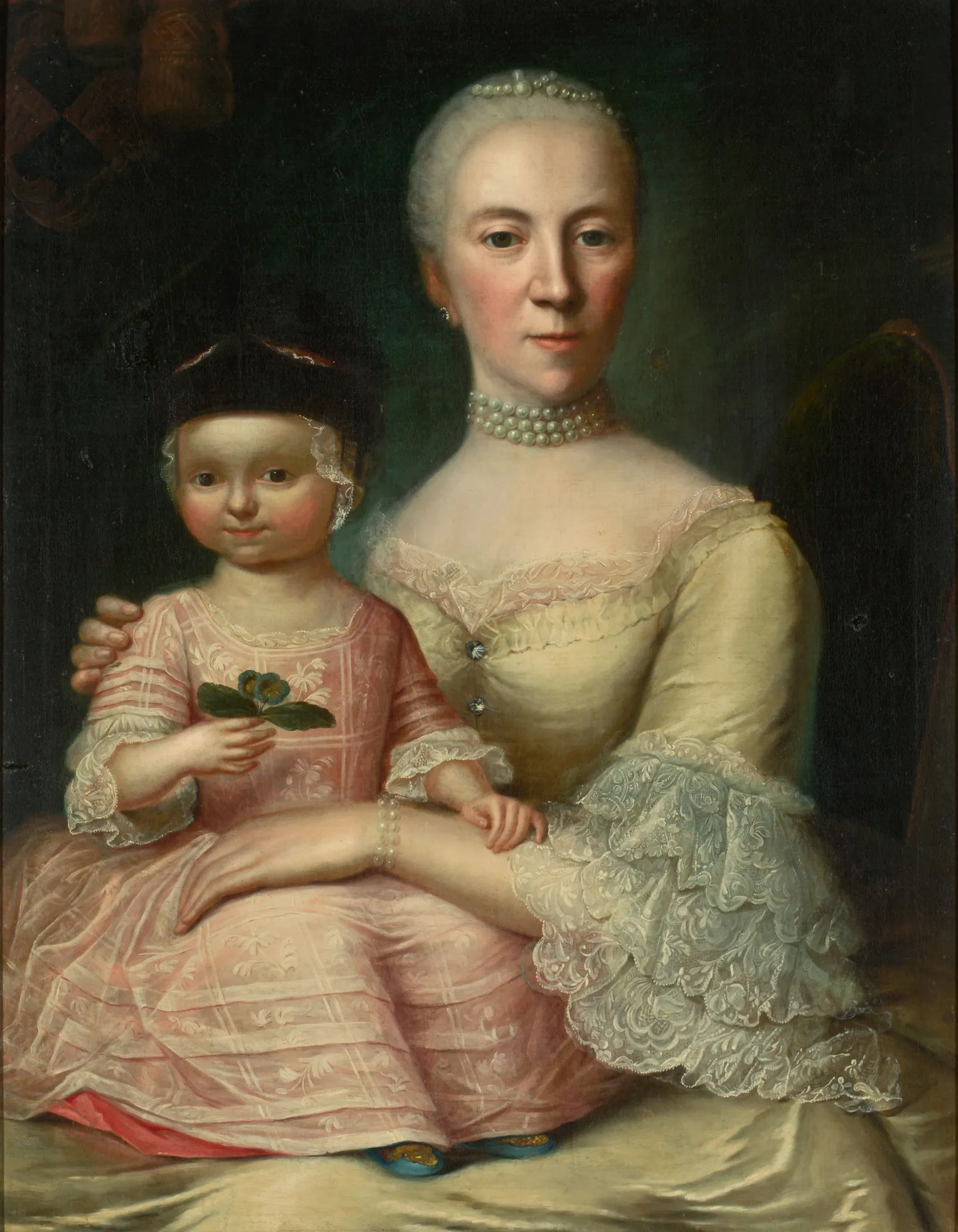 Portrait of Susanna van der Mandere and Johanna Petronella van der Poort