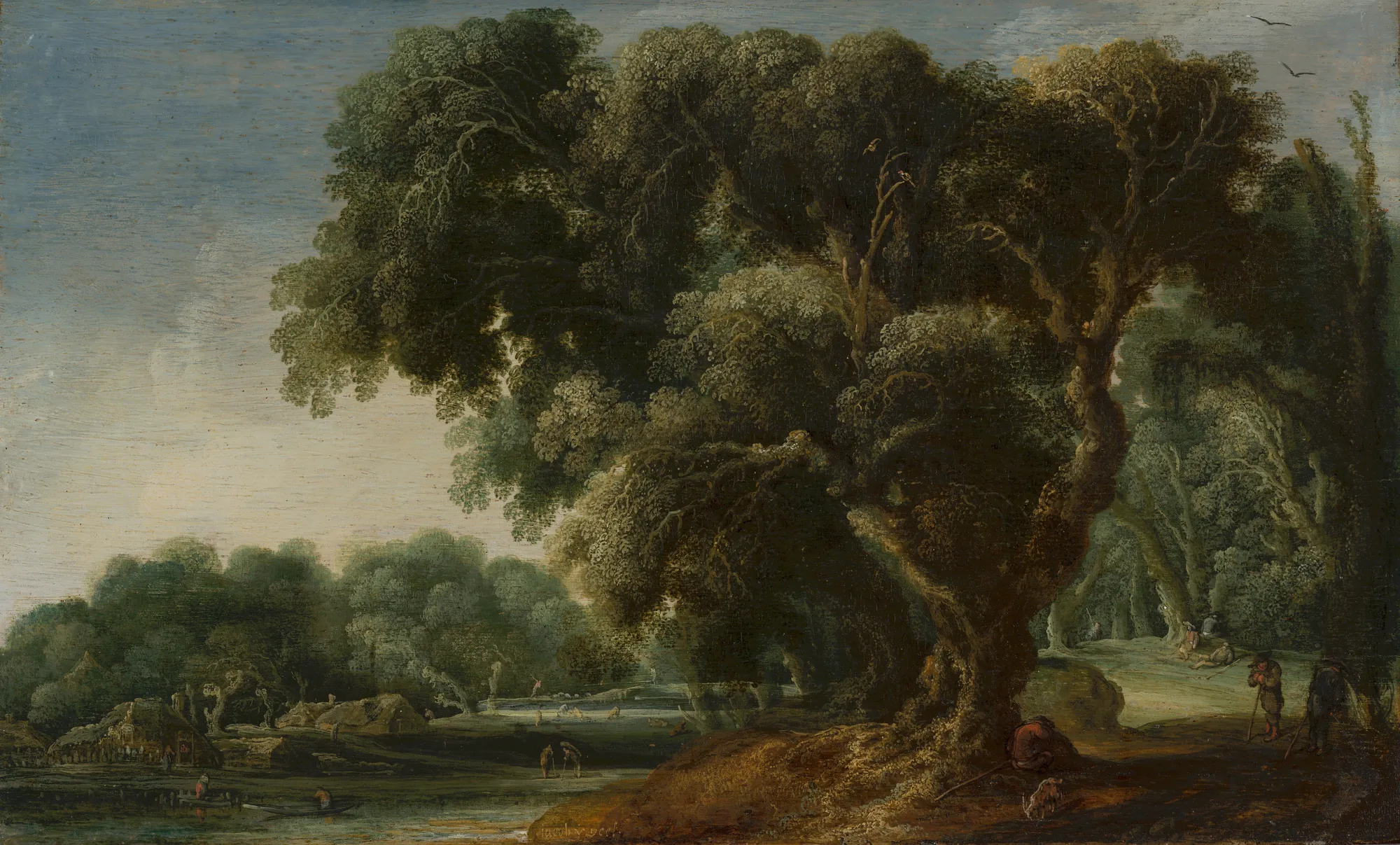 Imaginary Wooded Landscape