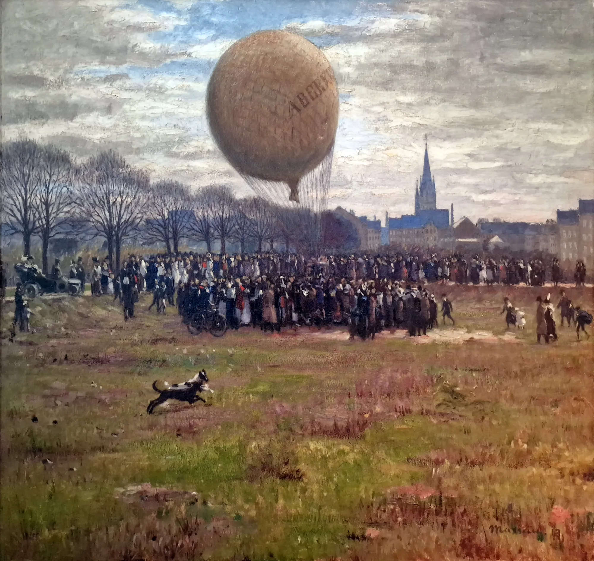 Balloon Ascending on Hans-Sachs-Square