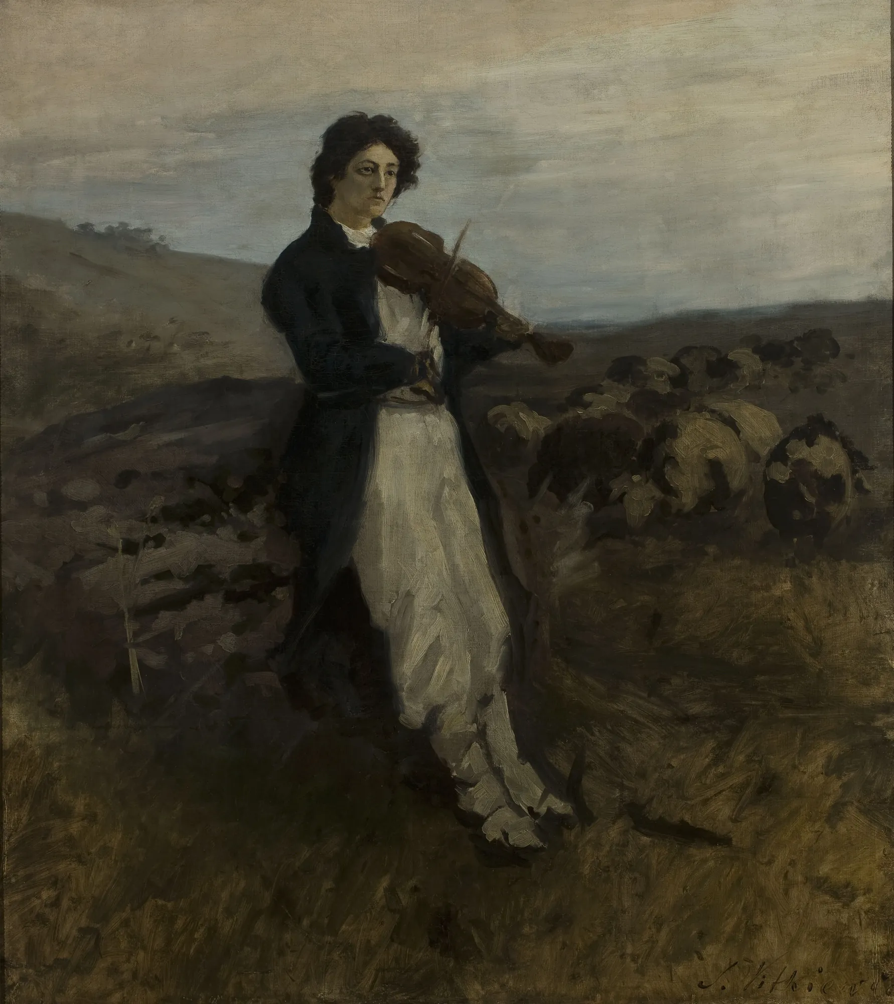 Modrzejewska as a Fiddler