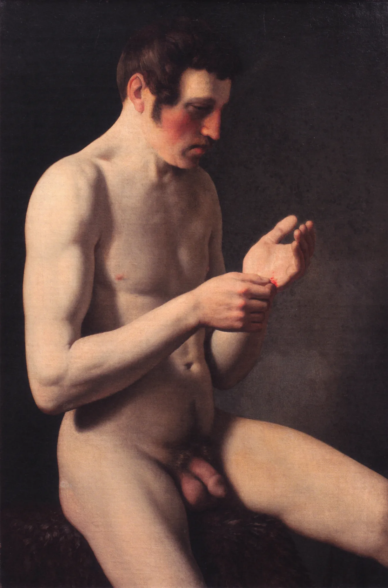 Sitting Male Model (Peter Kristrup)