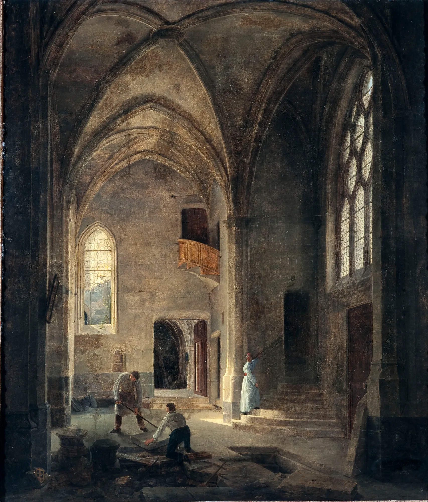 Interior of the Church of Saint-Benoît-le-Bétourné