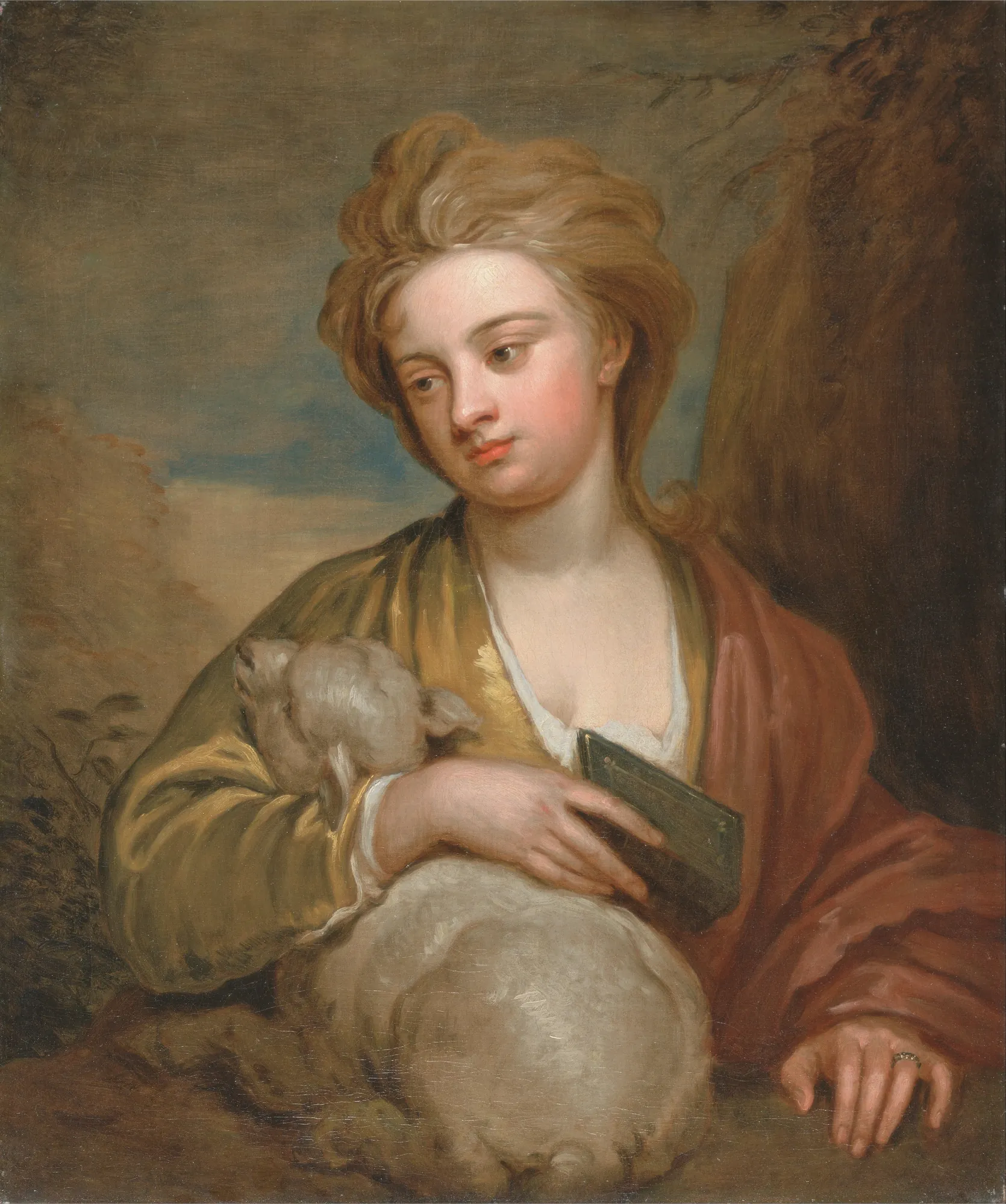 Portrait of a Woman as St. Agnes