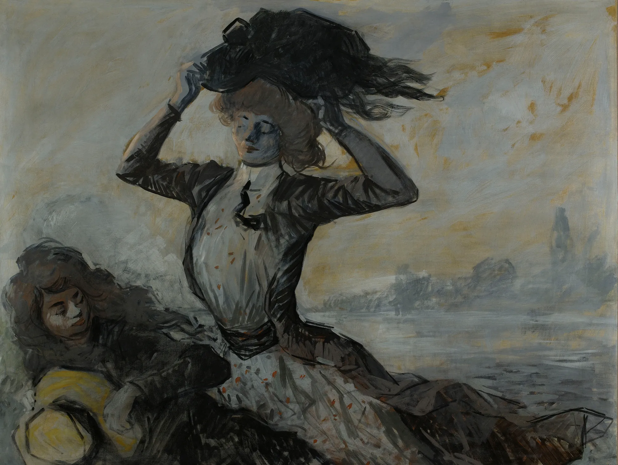 Departure, Gust of Wind (Départ, le coup de vent)