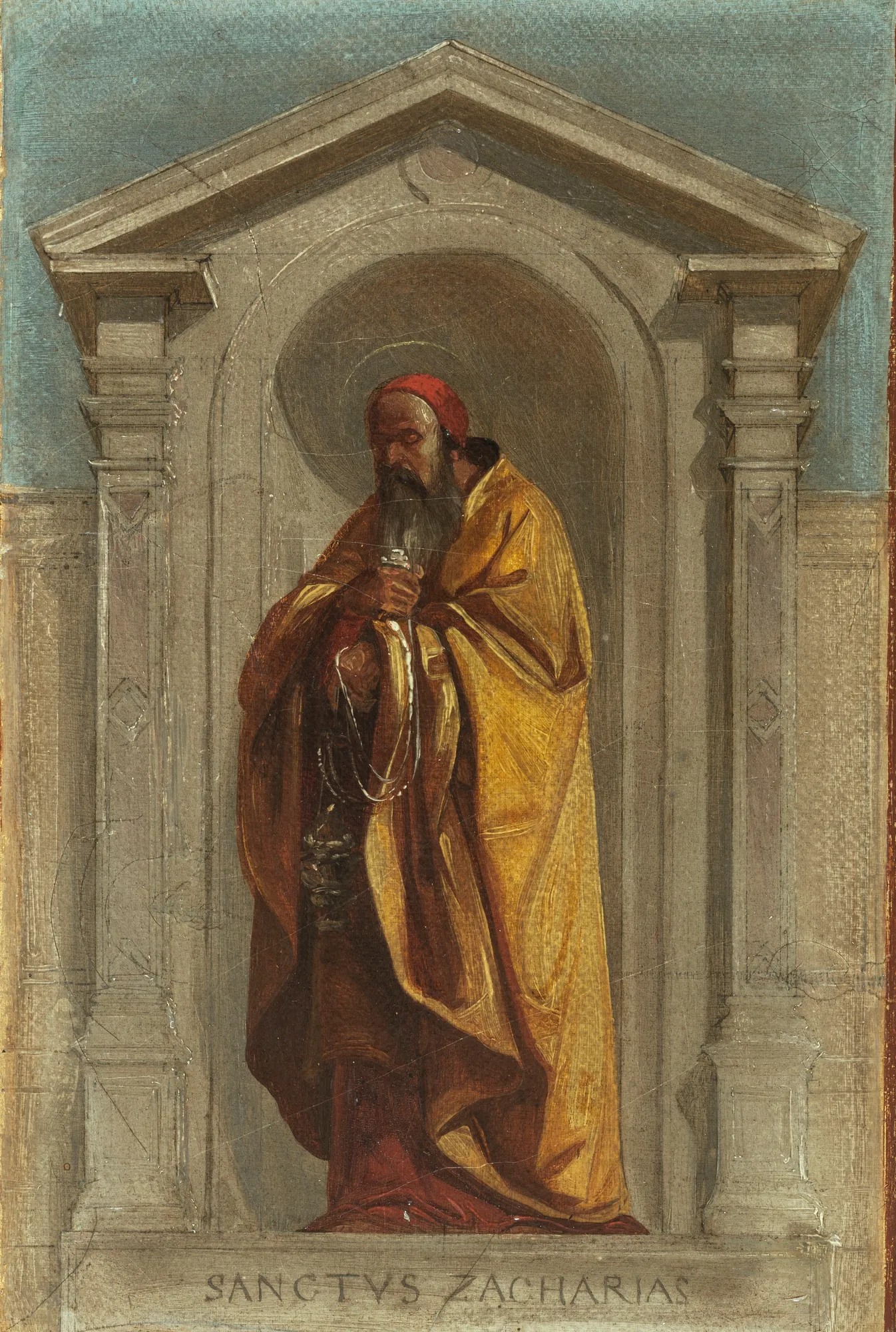 Saint Zacharias (Study for Notre-Dame-de-Bonne-Nouvelle)