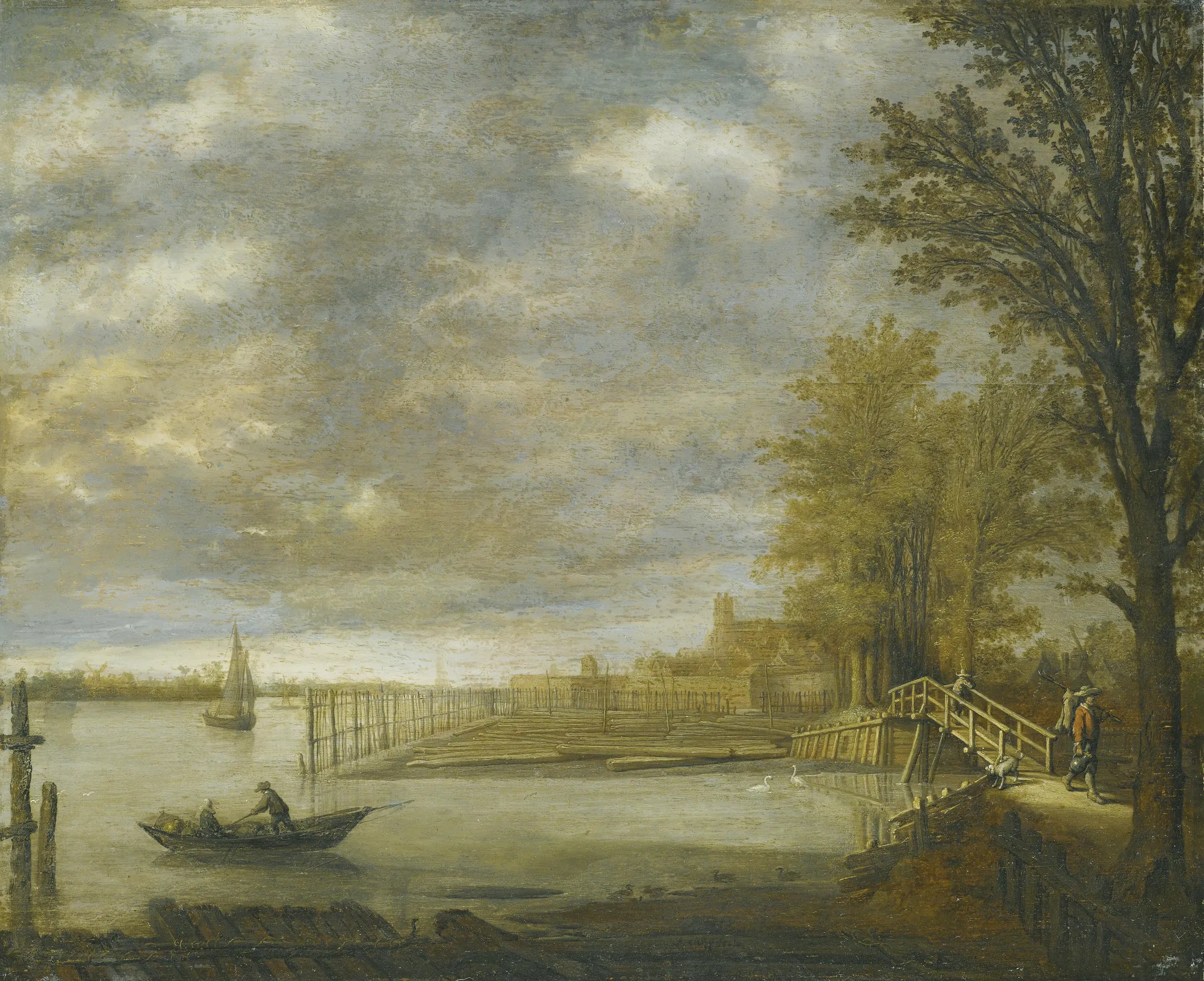 Lumberyard near Dordrecht