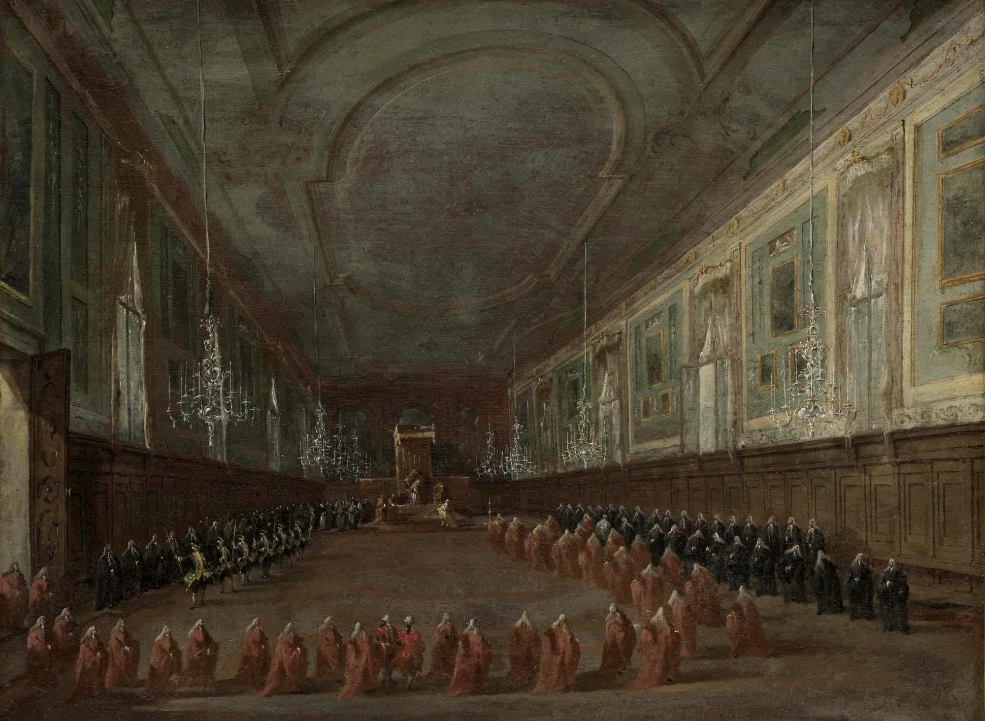 Pope Pius VI Descending the Throne to Take Leave of the Doge
