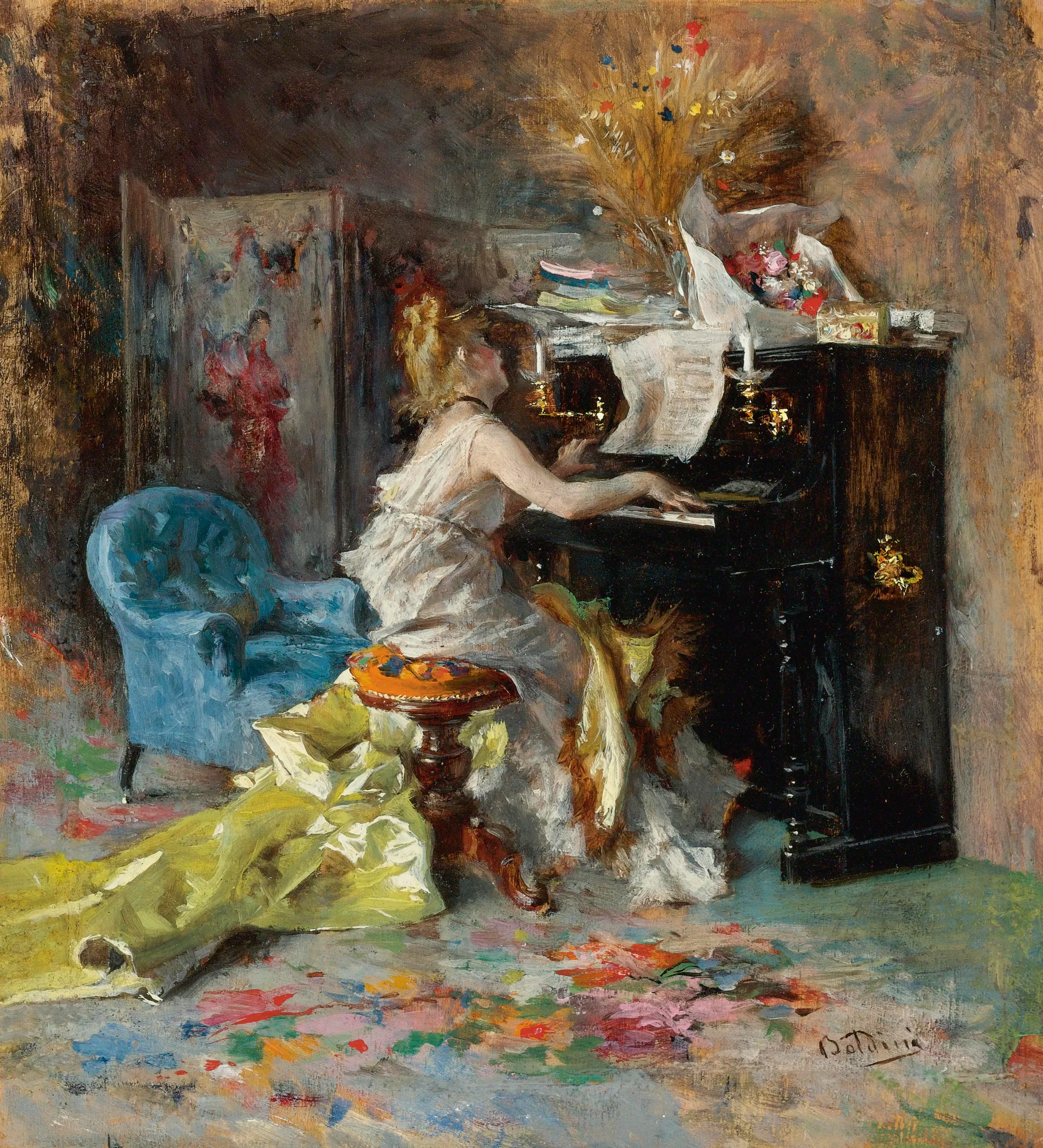 Woman at the Piano