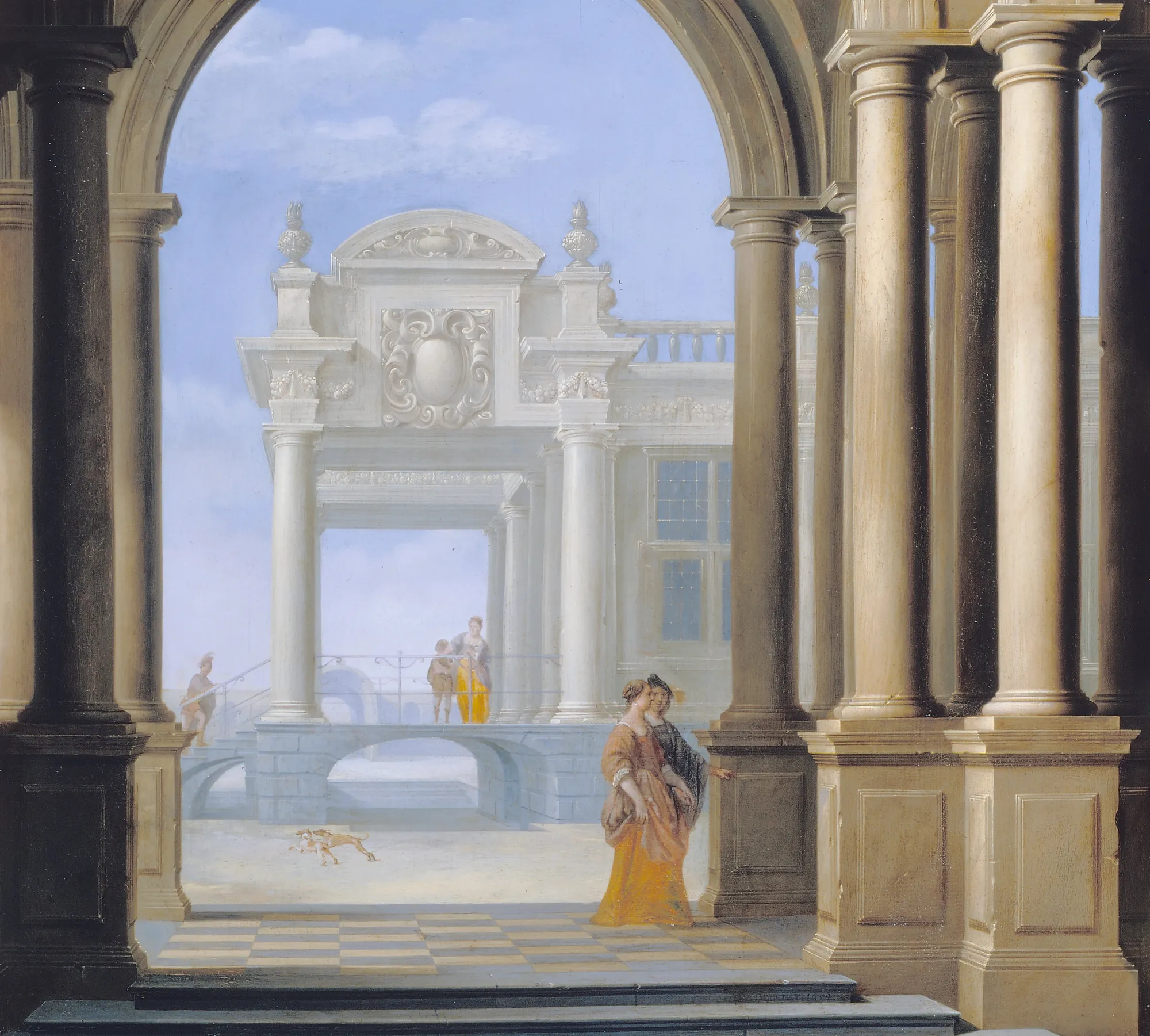 The Entrance to a Palace