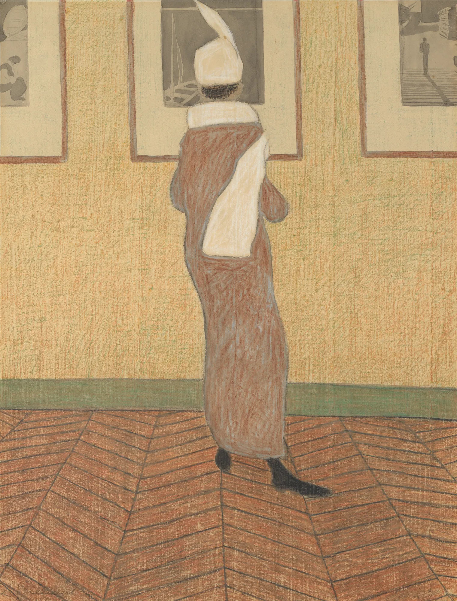 Lady at an Exhibition (Dame in expositie)