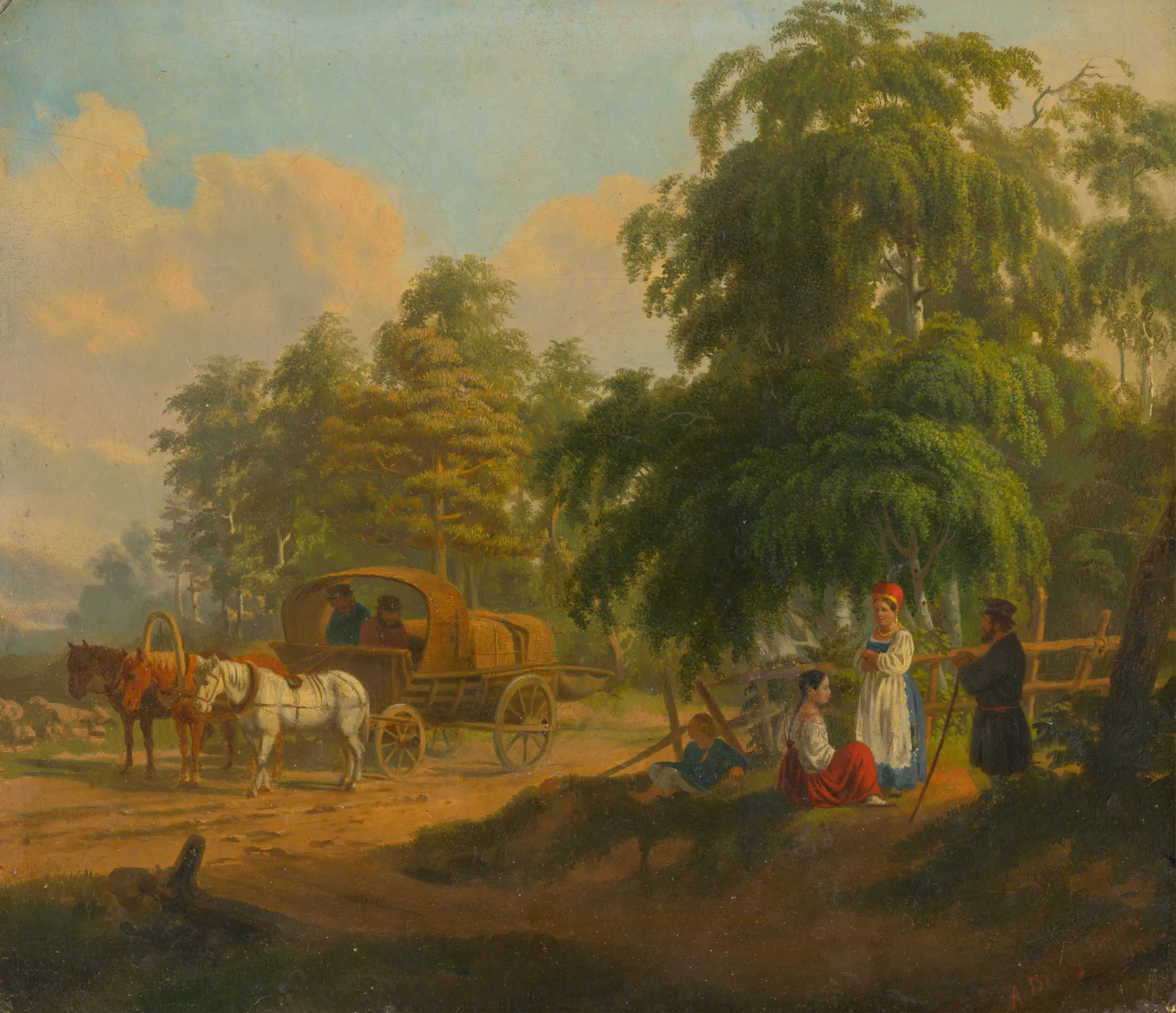 Landscape with a Russian Troika