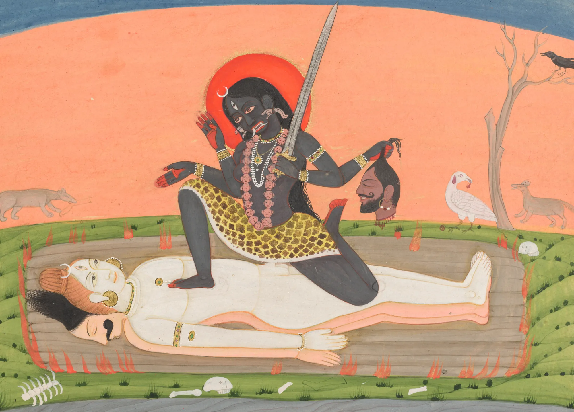 Kali on Shiva