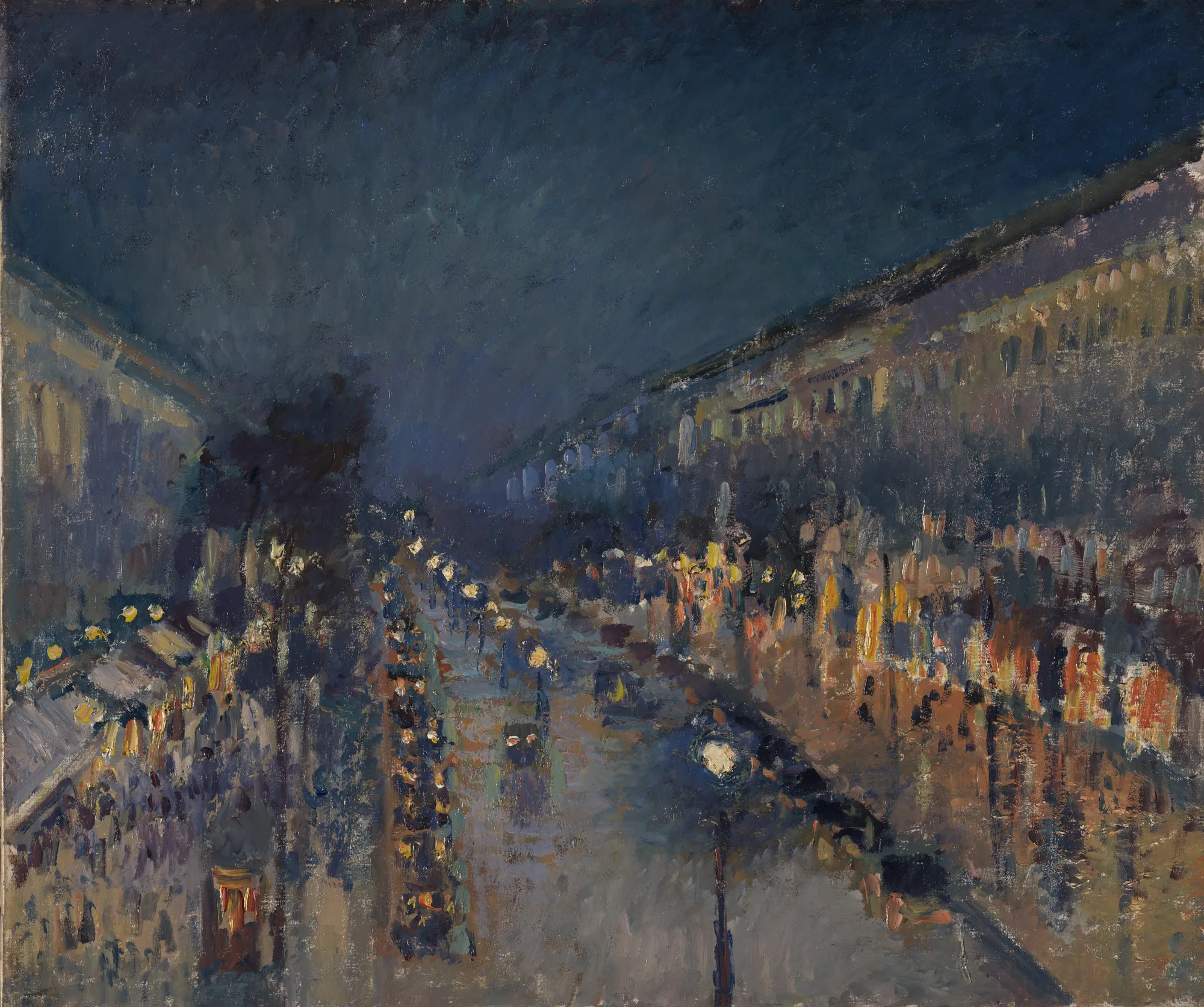 The Boulevard Montmartre at Night