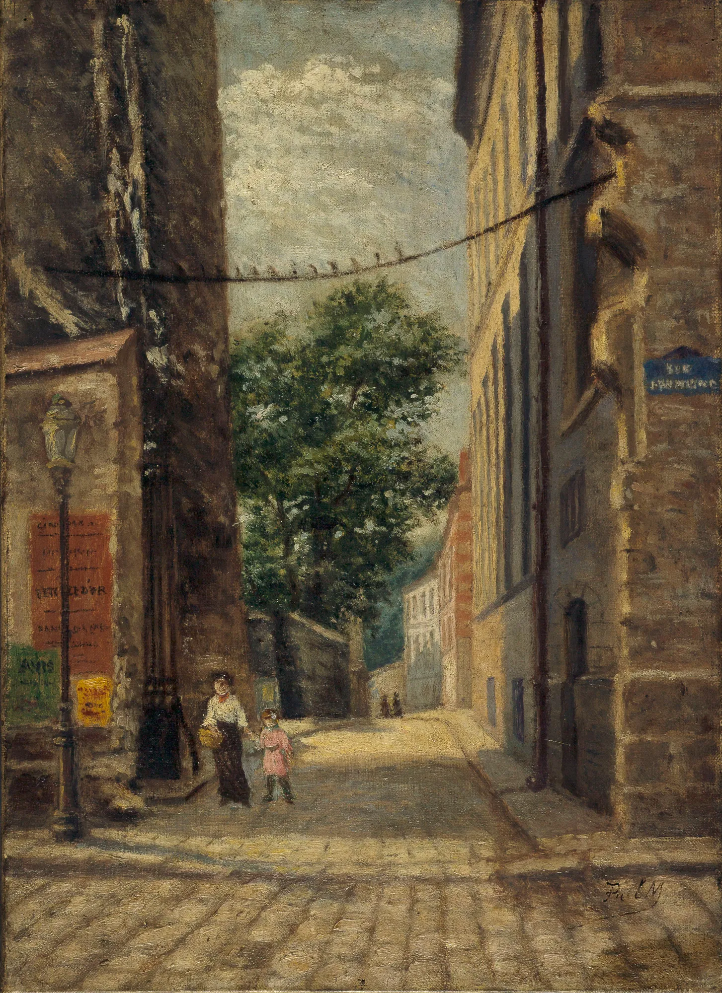 Rue Rataud at the Corner of Rue Lhomond
