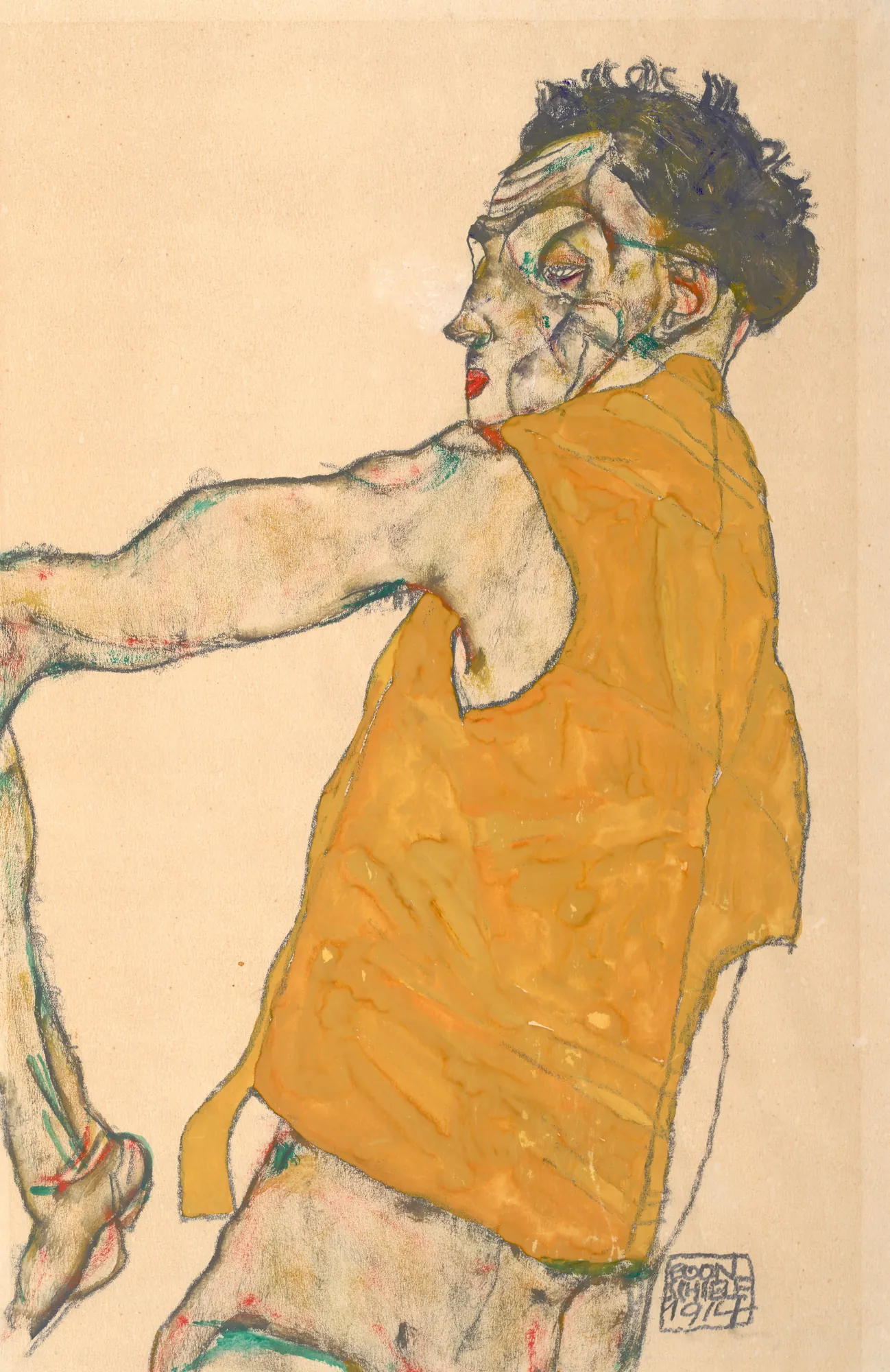 Self-Portrait in Yellow Vest