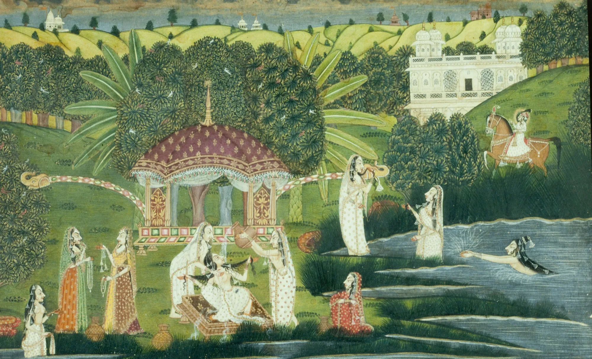 Bani Thani Bathing at Pholl Sagar Palace