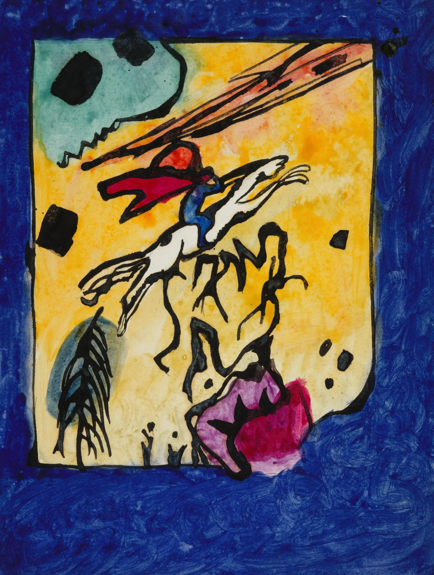 Study for the Cover of Der Blaue Reiter Almanach