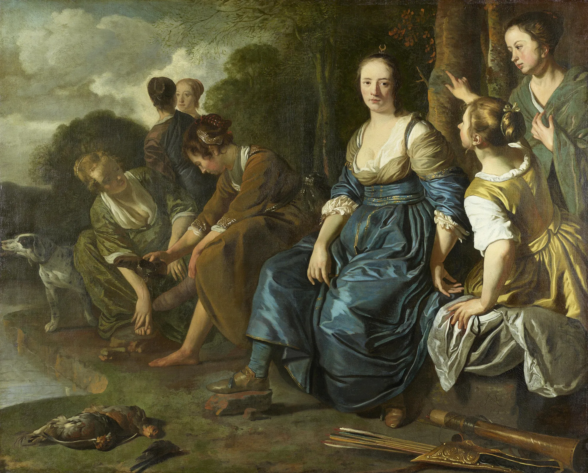 Diana and her Nymphs Resting after the Hunt