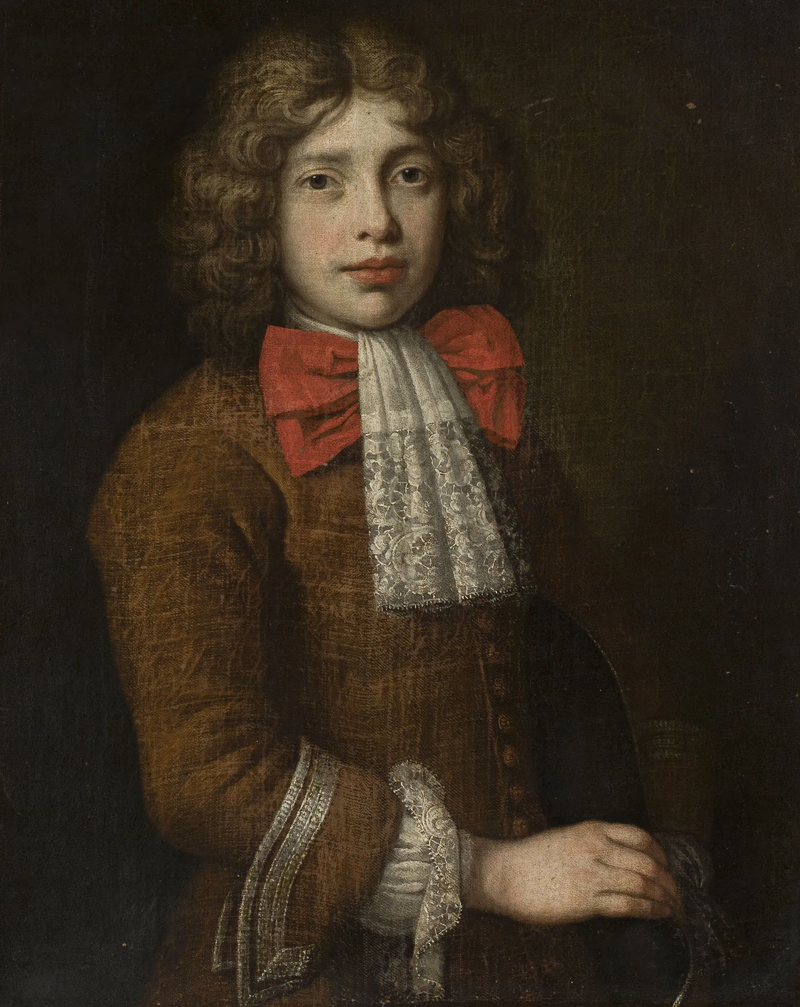 Portrait of a Boy with a Red Bow and Jabot