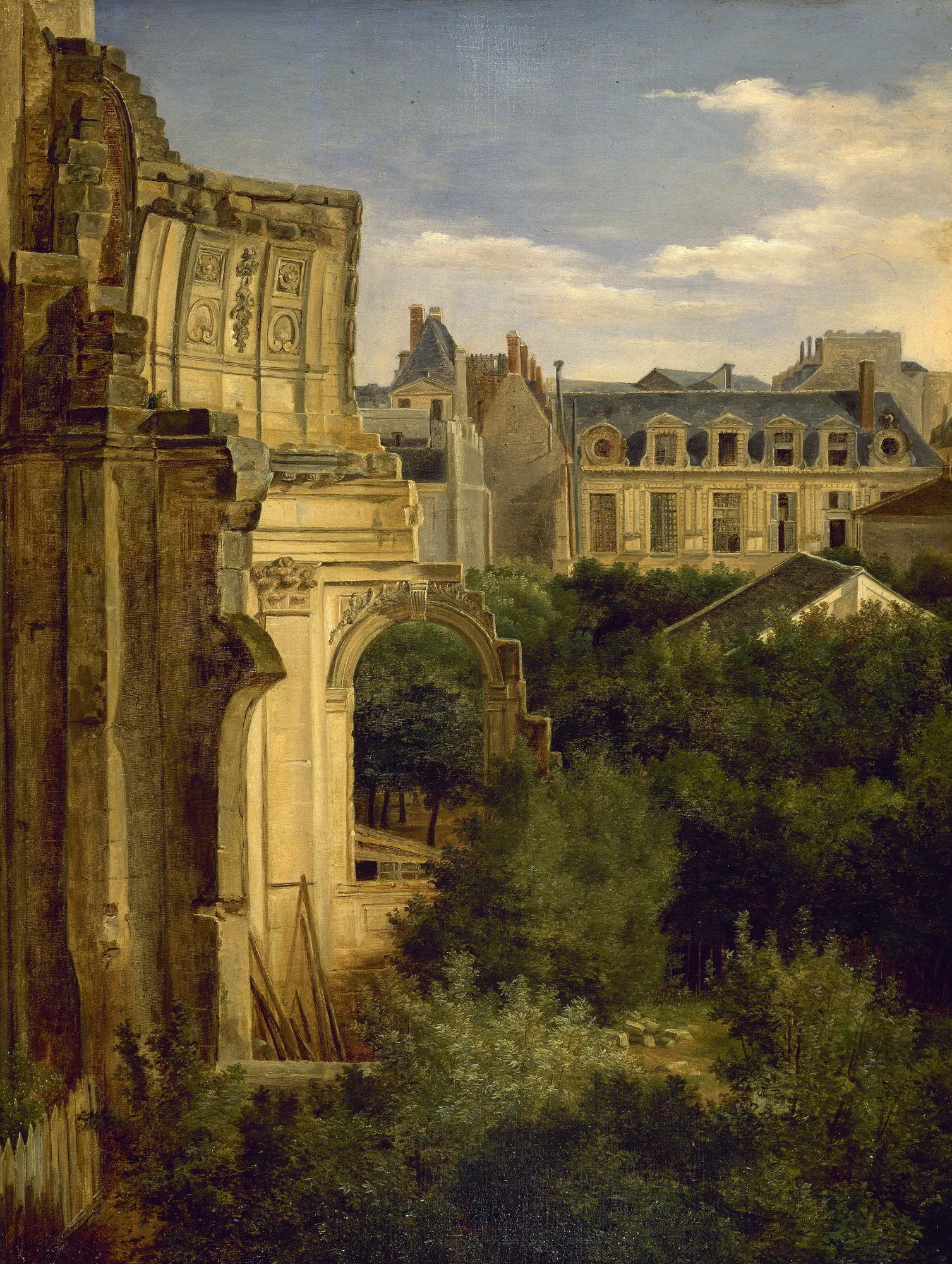 Ruines de l'église Saint-Louis-du-Louvre et hôtel de Longueville
