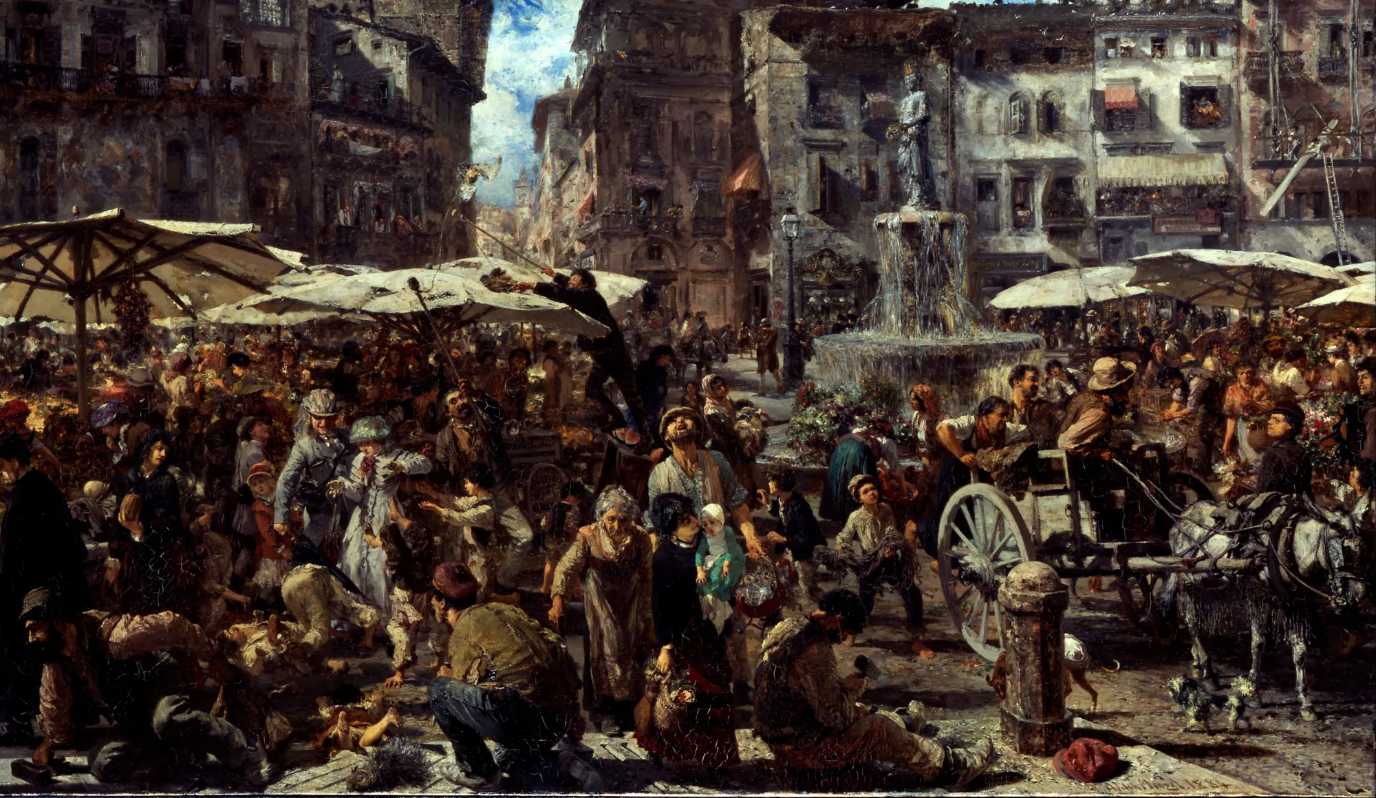 Piazza d’Erbe in Verona