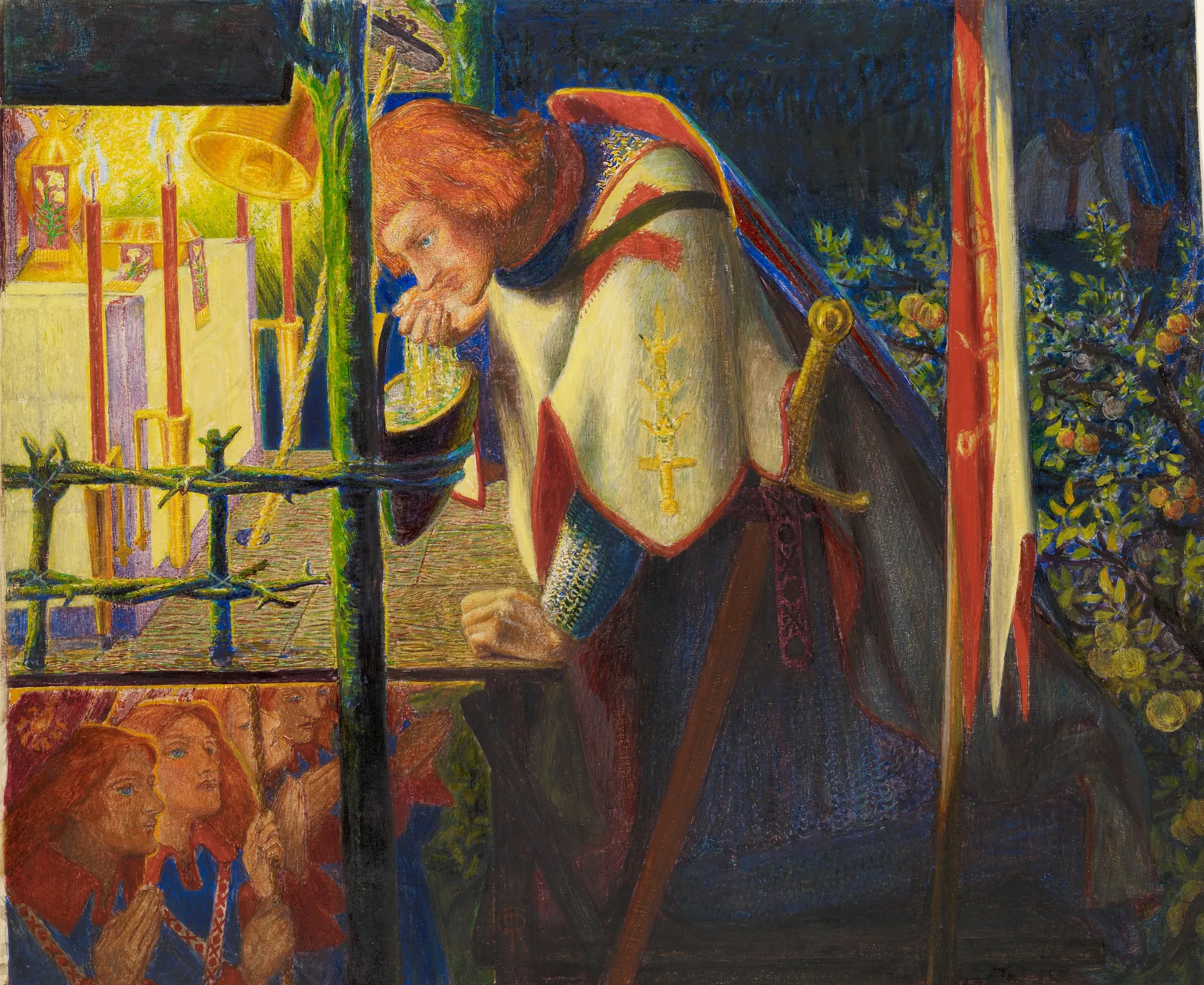 Sir Galahad at the Ruined Chapel