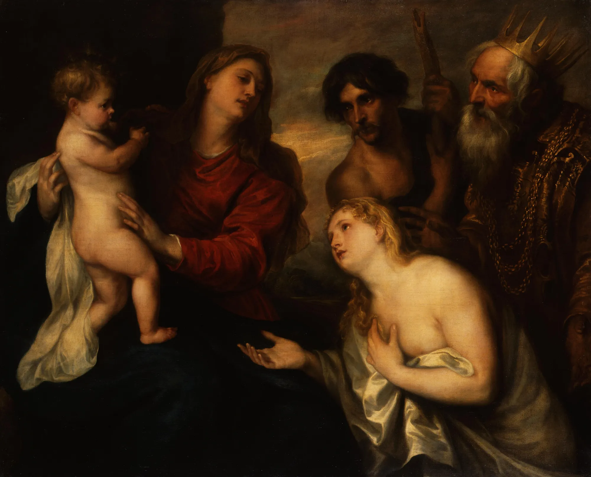 Madonna and Child with the Penitent Sinners