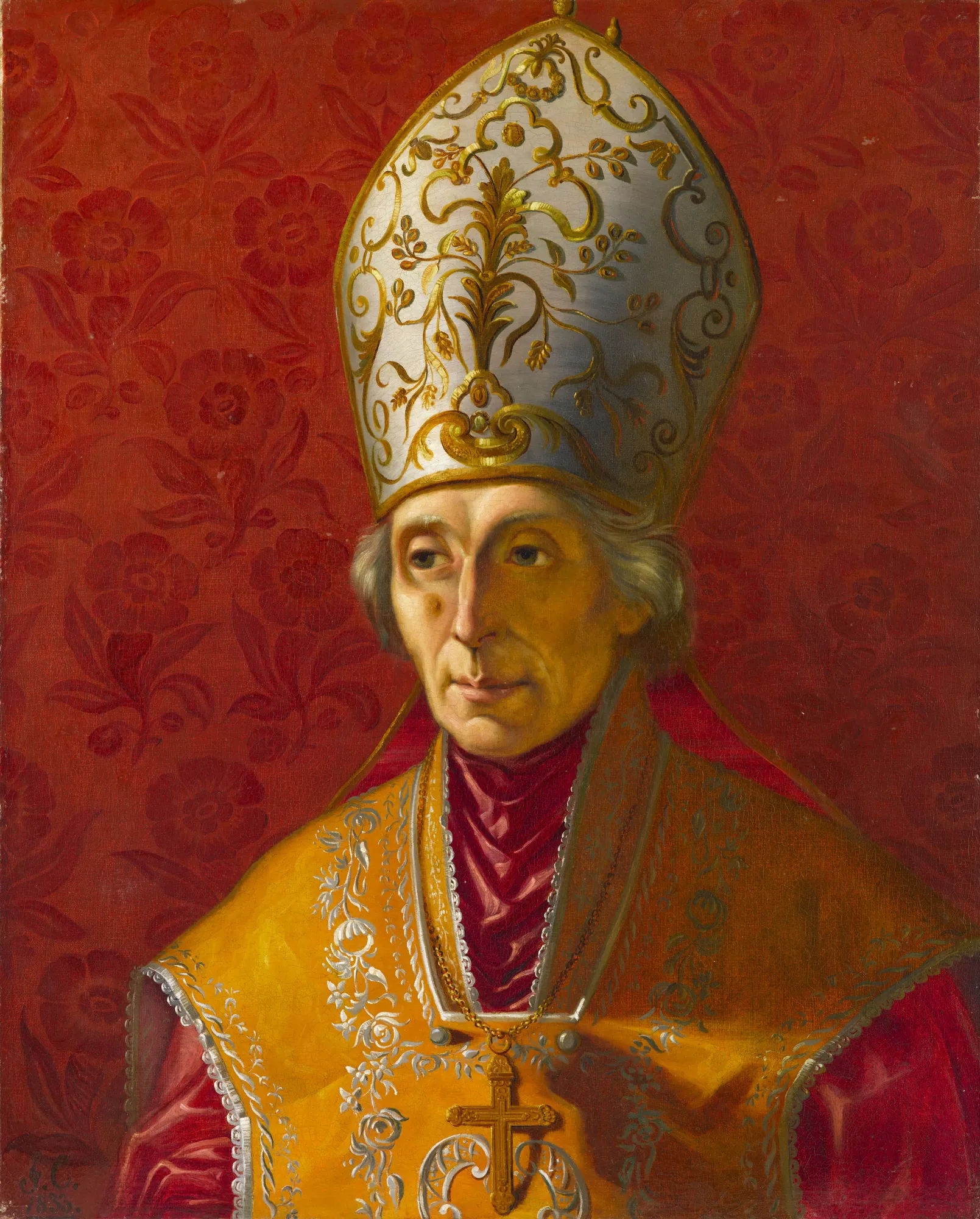 Portrait of Jean-Baptiste Antoine de Latil, Archbishop of Reims