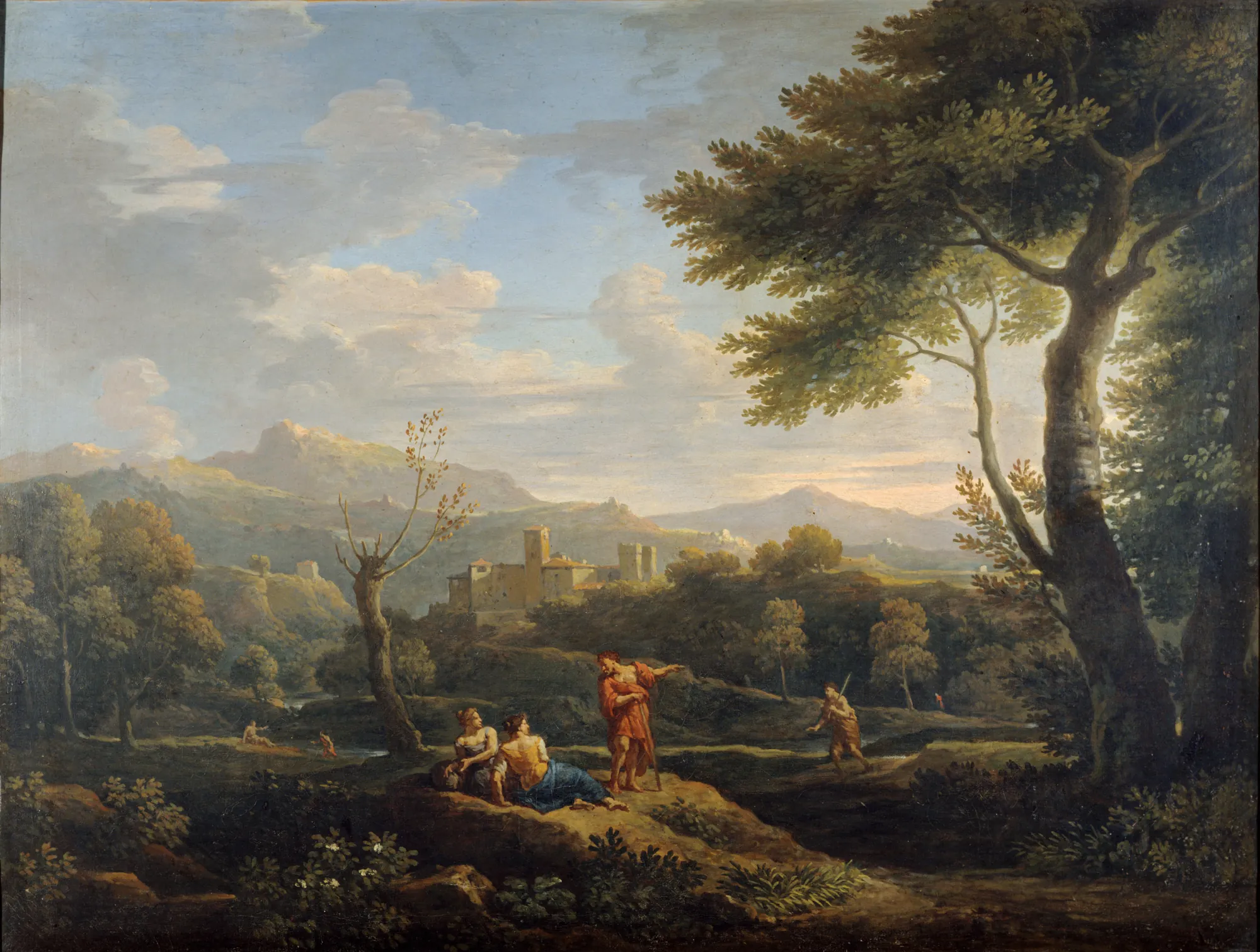 Classical Landscape with Figures and Ruins