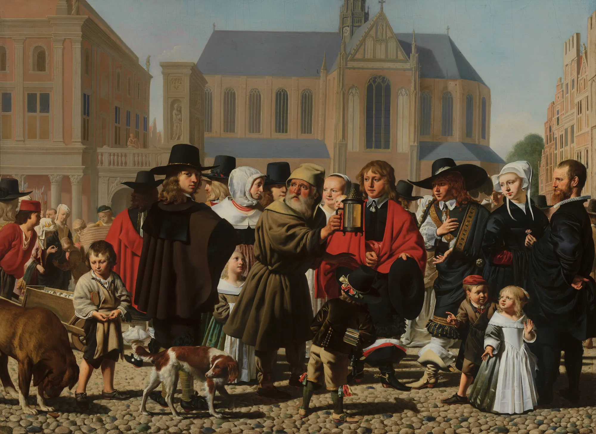 Diogenes Looking for an Honest Man (Portrait of the Steyn Family)