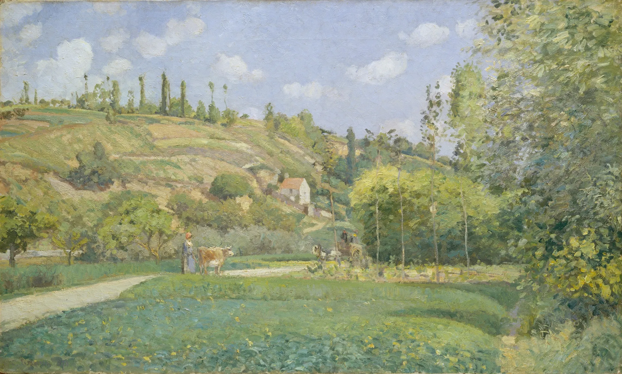 A Cowherd at Valhermeil, Auvers-sur-Oise