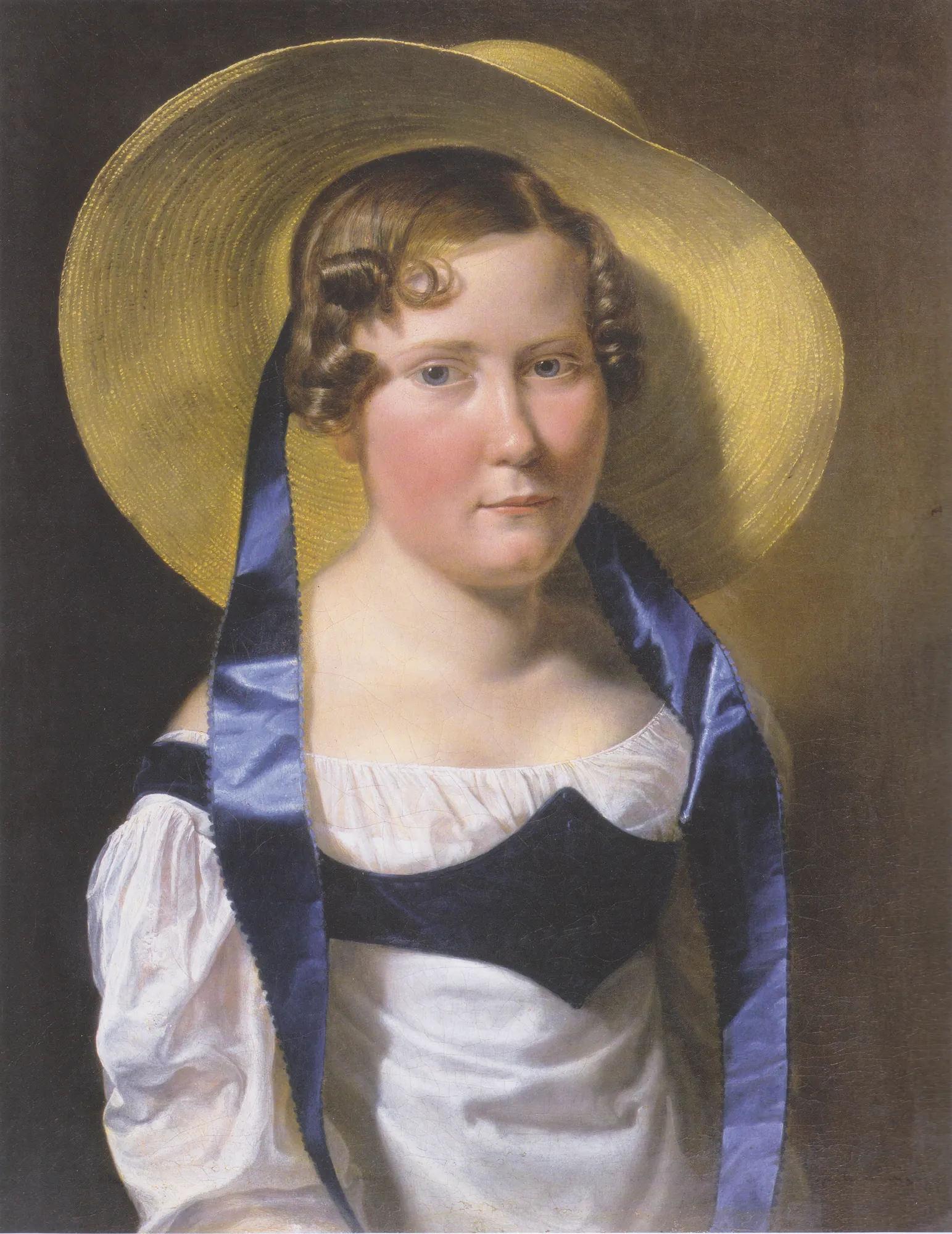Philippine Böhmer (Girl with a Straw Hat)