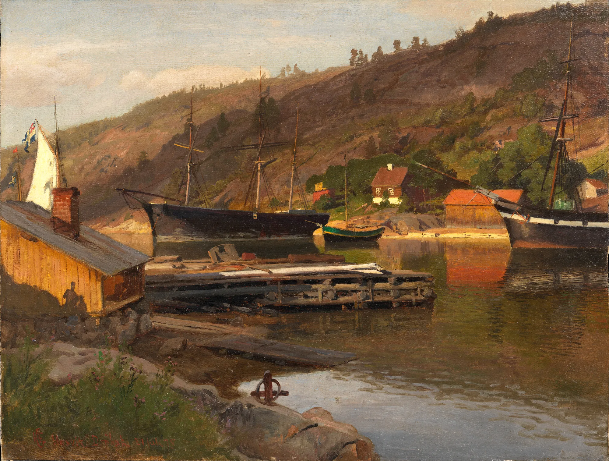 Landingsbrygge Husvik, Drøbak