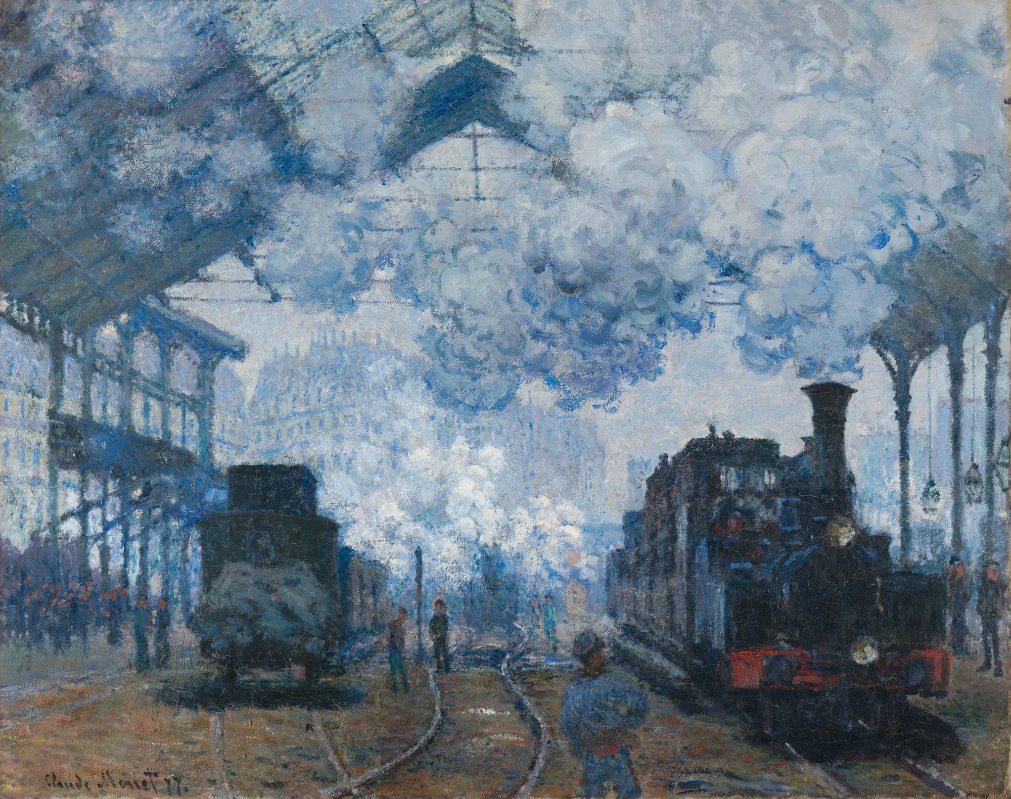 The Gare Saint-Lazare: Arrival of a Train