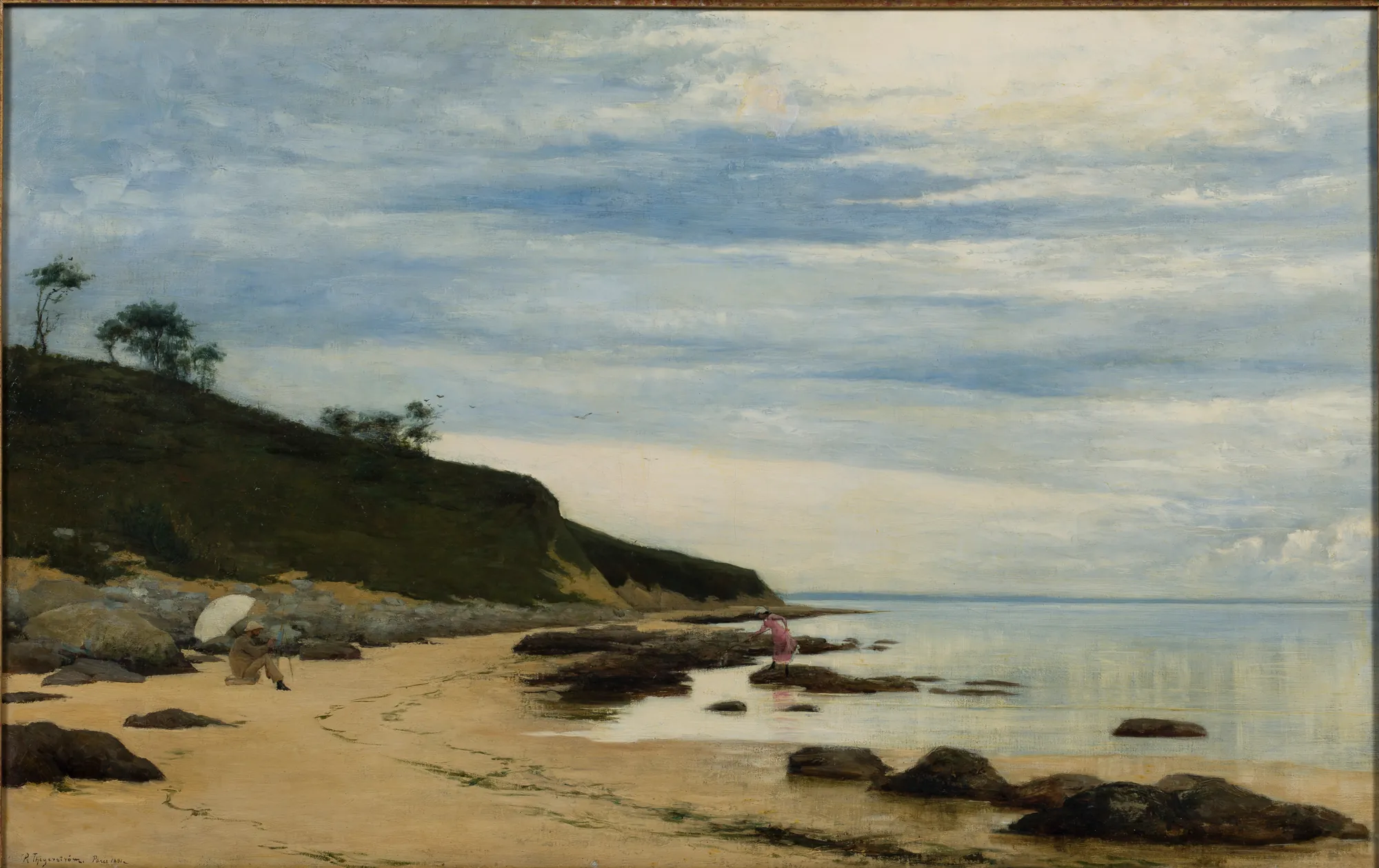 Plein-Air Painter at the Coast