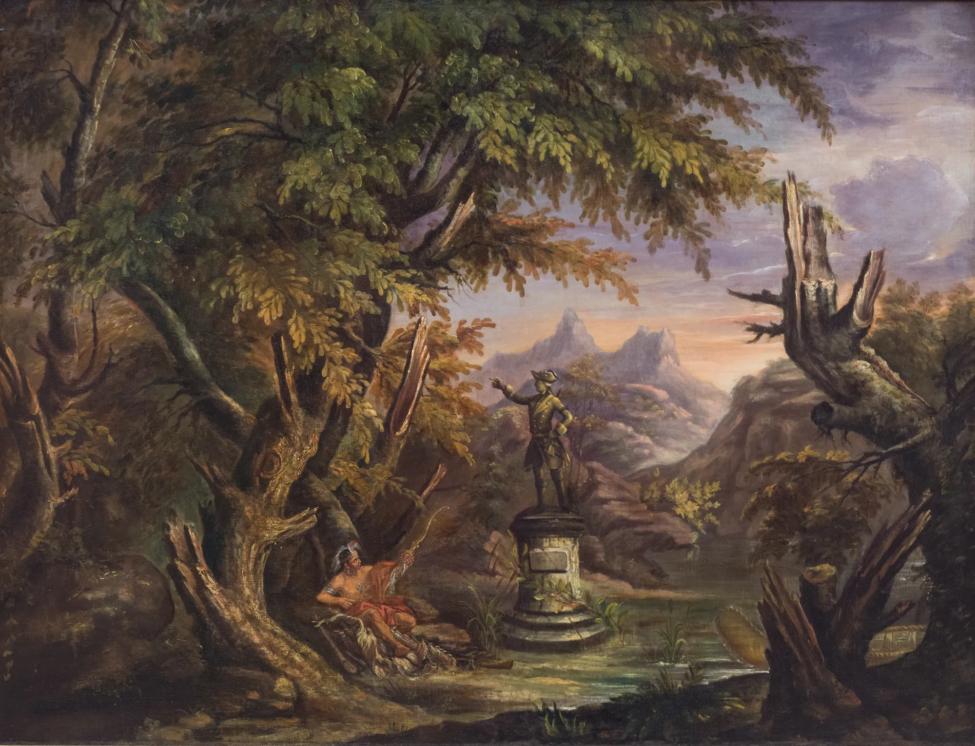 Landscape with Monument to Wolfe