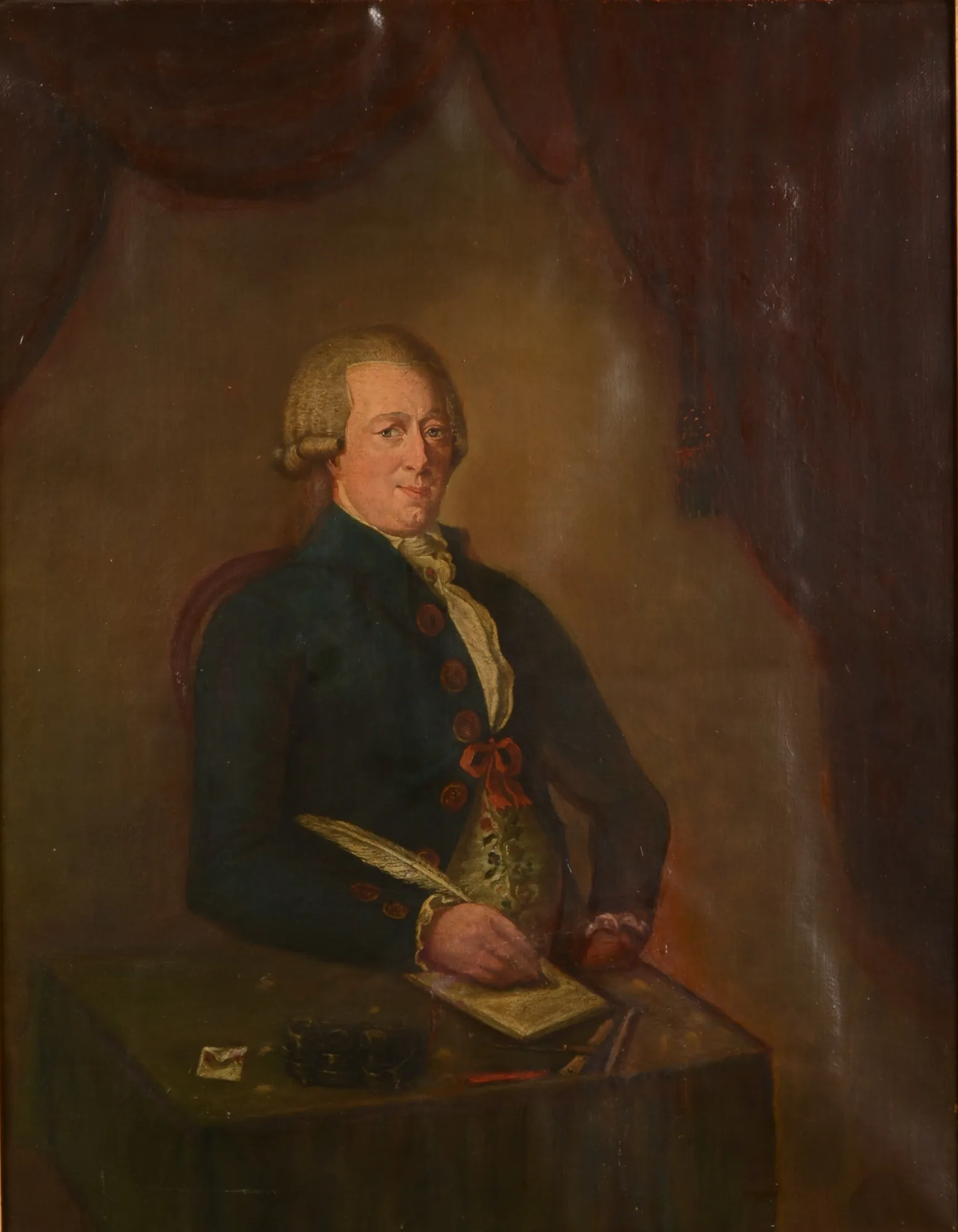 Portrait of a Gentleman at a Writing Desk