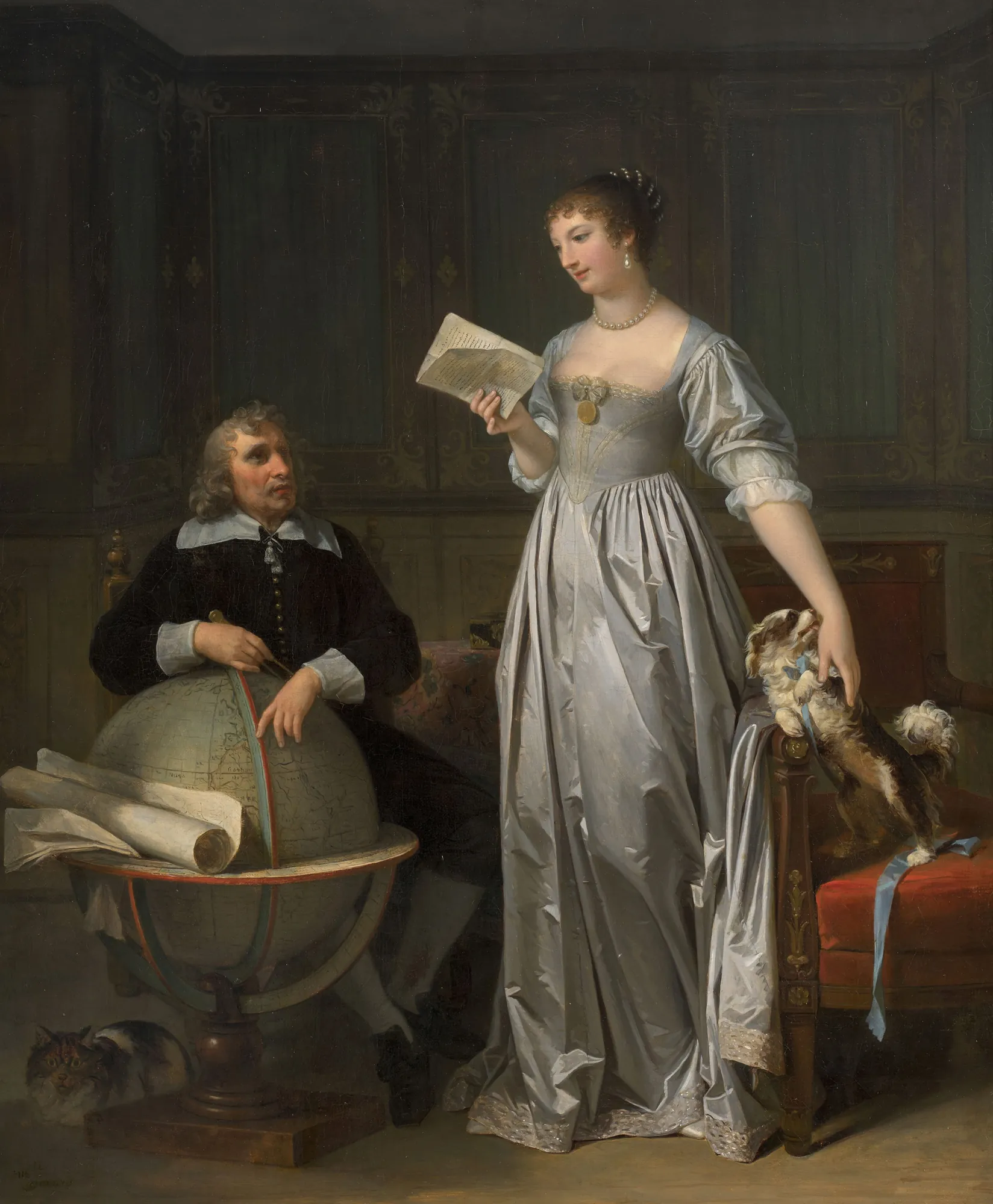 A Young Woman who has just Received a Letter from her Husband