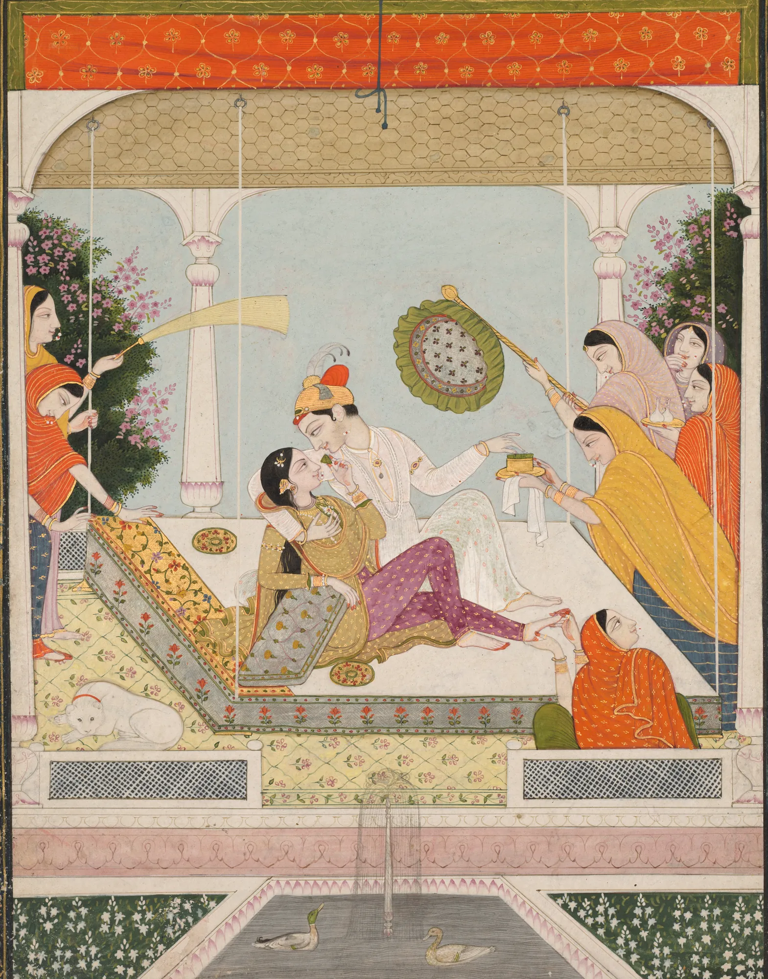 Raja with his Beloved