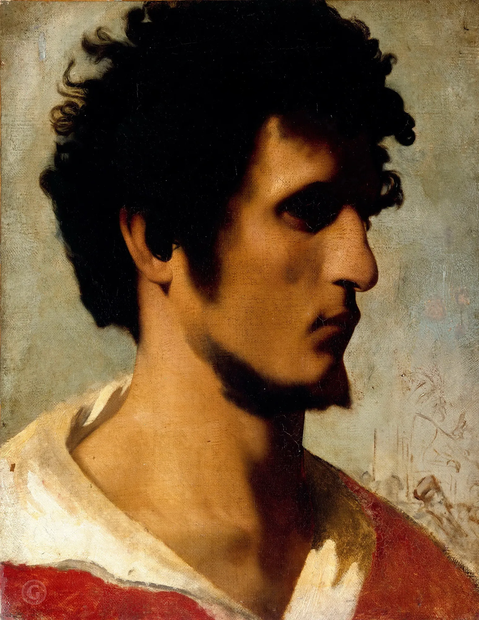 Head of a Peasant from the Roman Countryside