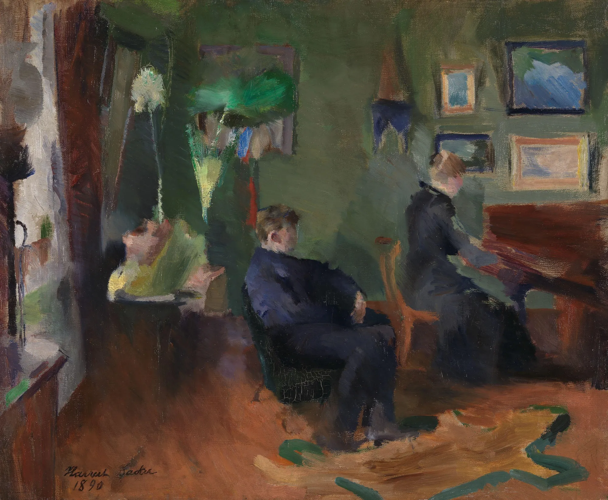 Music, Interior from Kristiania