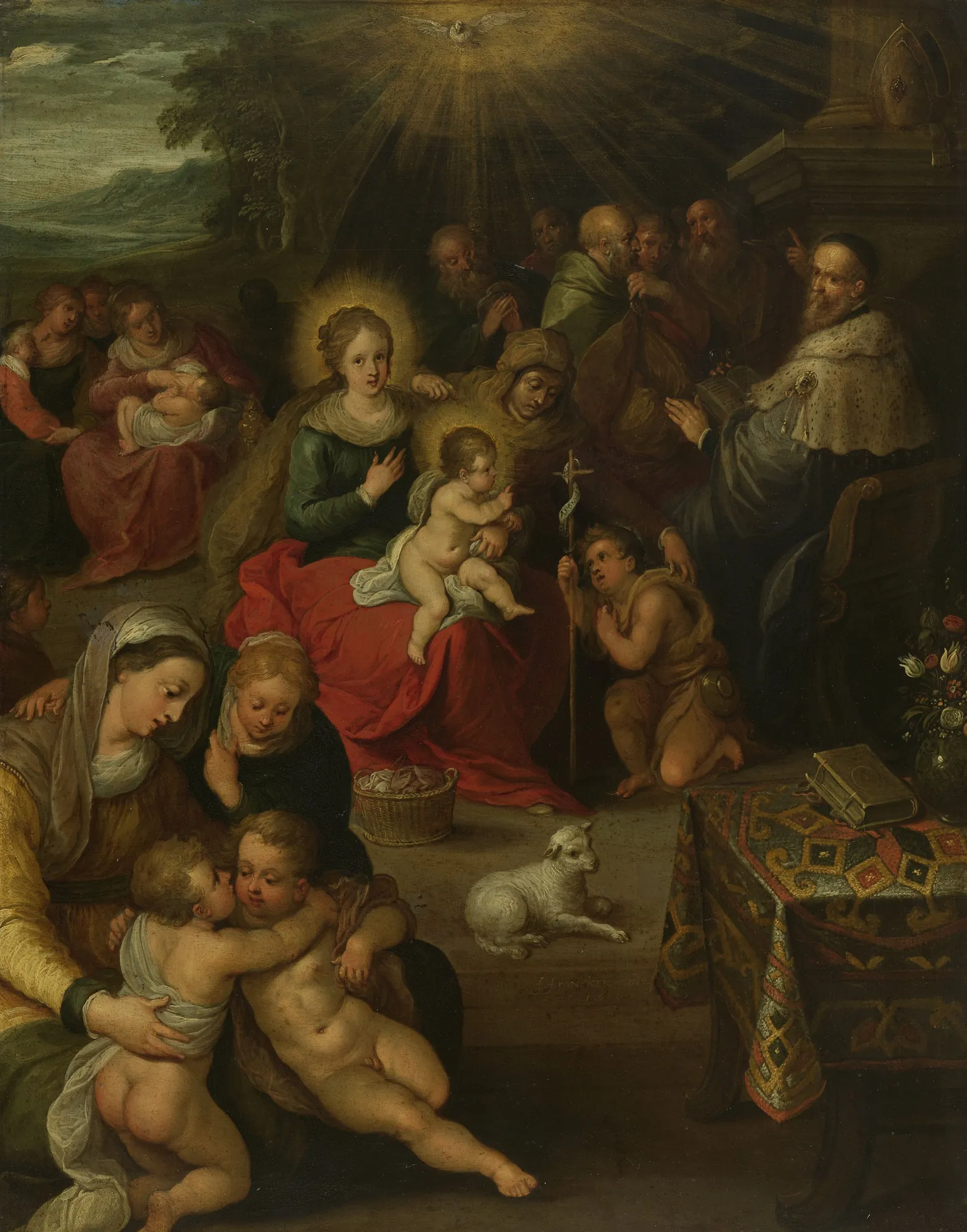 Allegory on the Christ Child as the Lamb of God