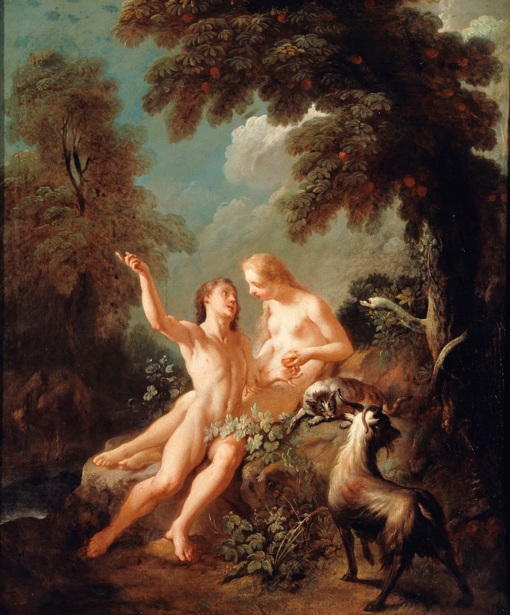 Adam and Eve in Paradise