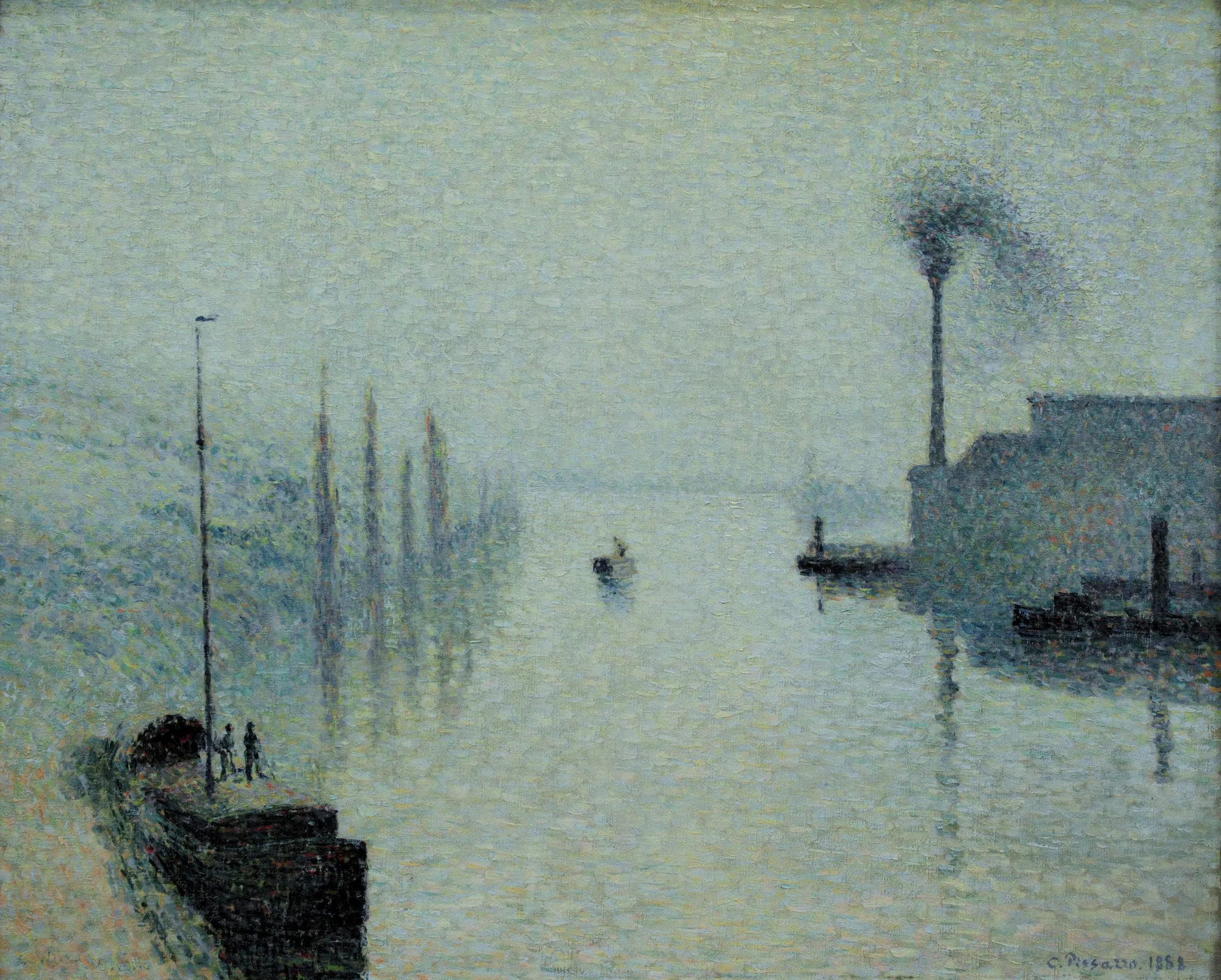 L'Île Lacroix, Rouen (The Effect of Fog)