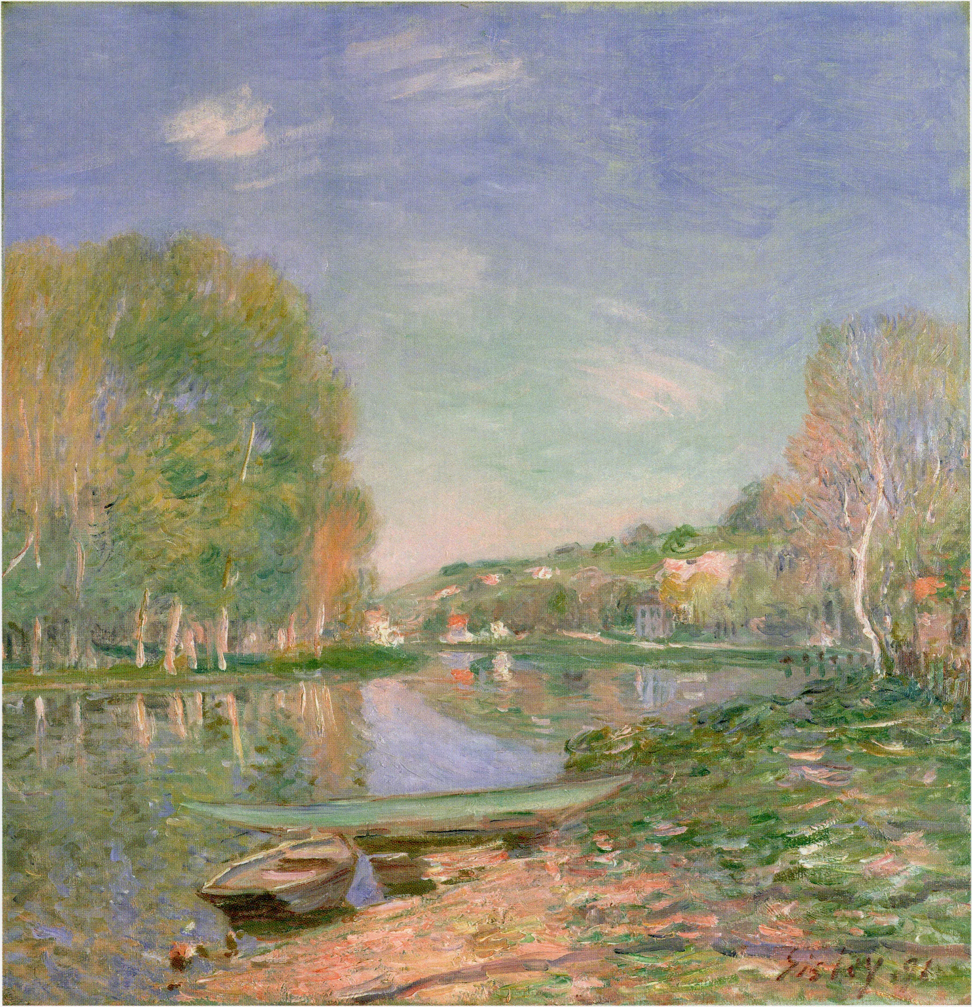 Banks of the Loing River, Morning