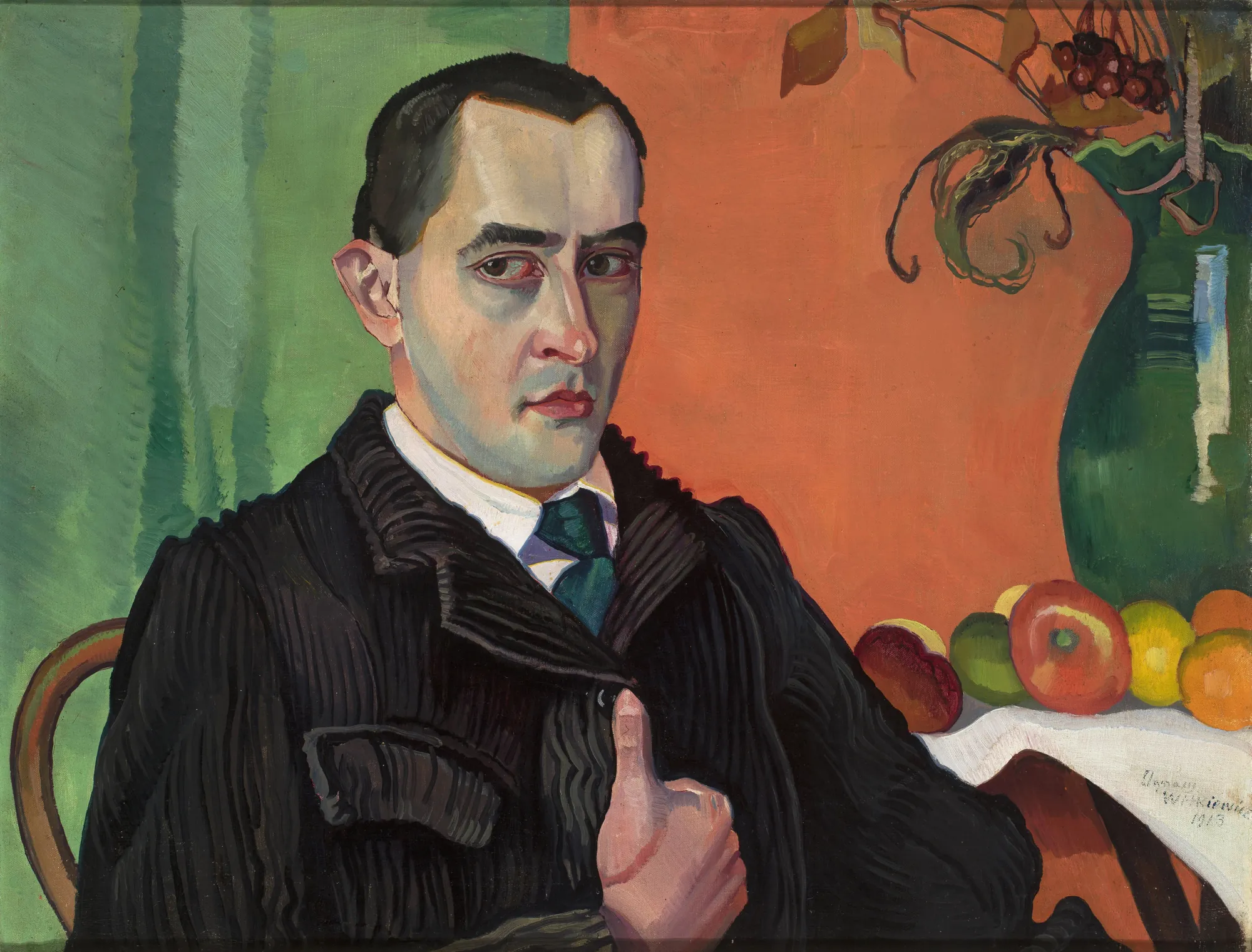Self-Portrait with Apples