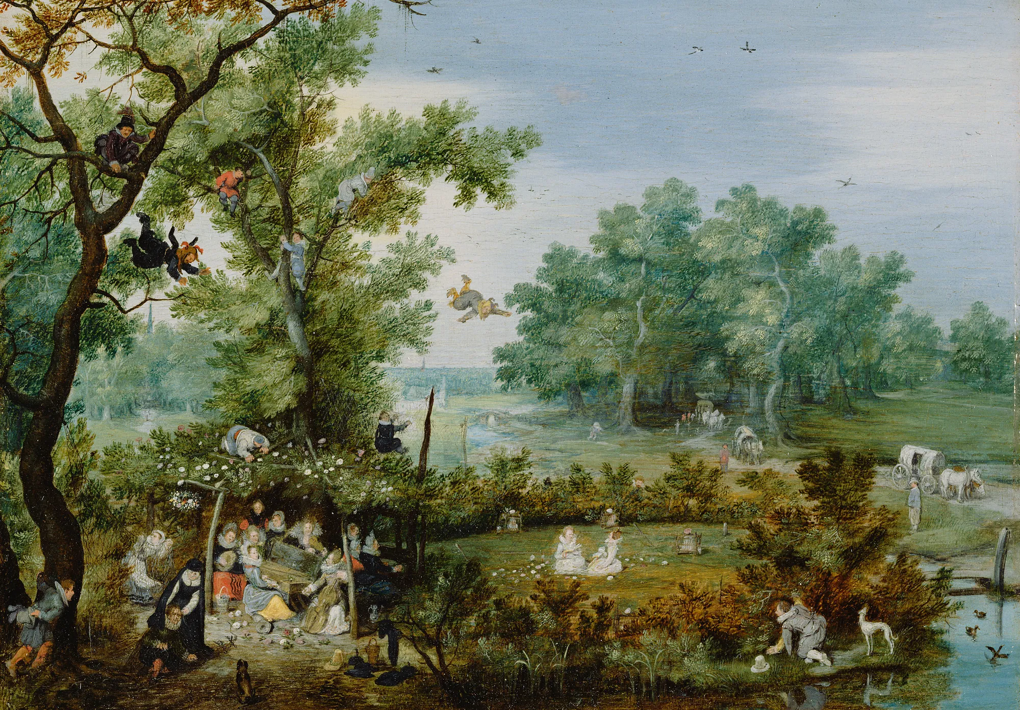 A Merry Company in an Arbor
