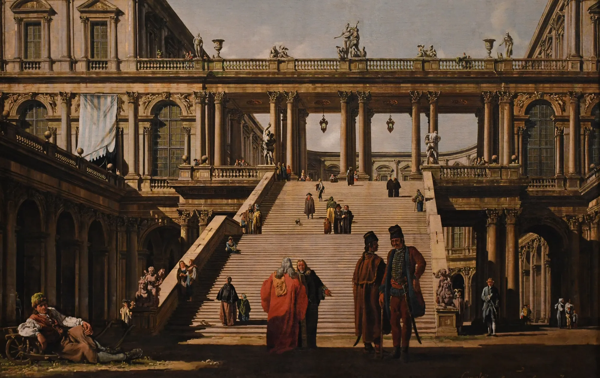 Veduta Ideale with Palace Staircase