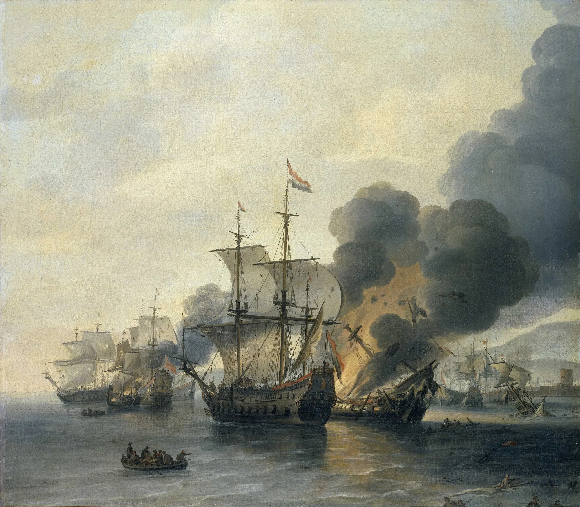 The Battle of Leghorn, 4 March 1653